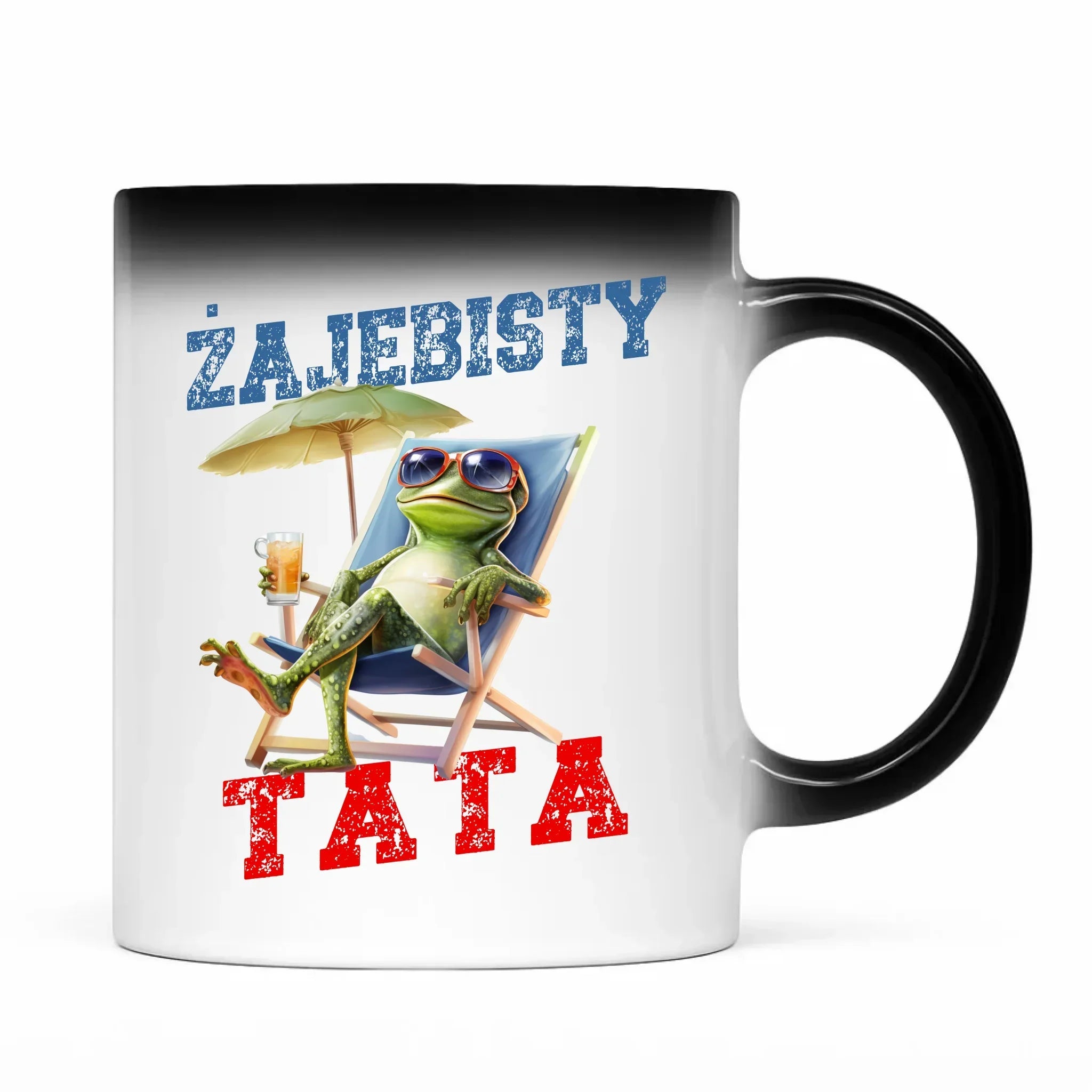 Żajebisty tata | Kubek magiczny prezent dla taty DT35 - StoryCups.pl