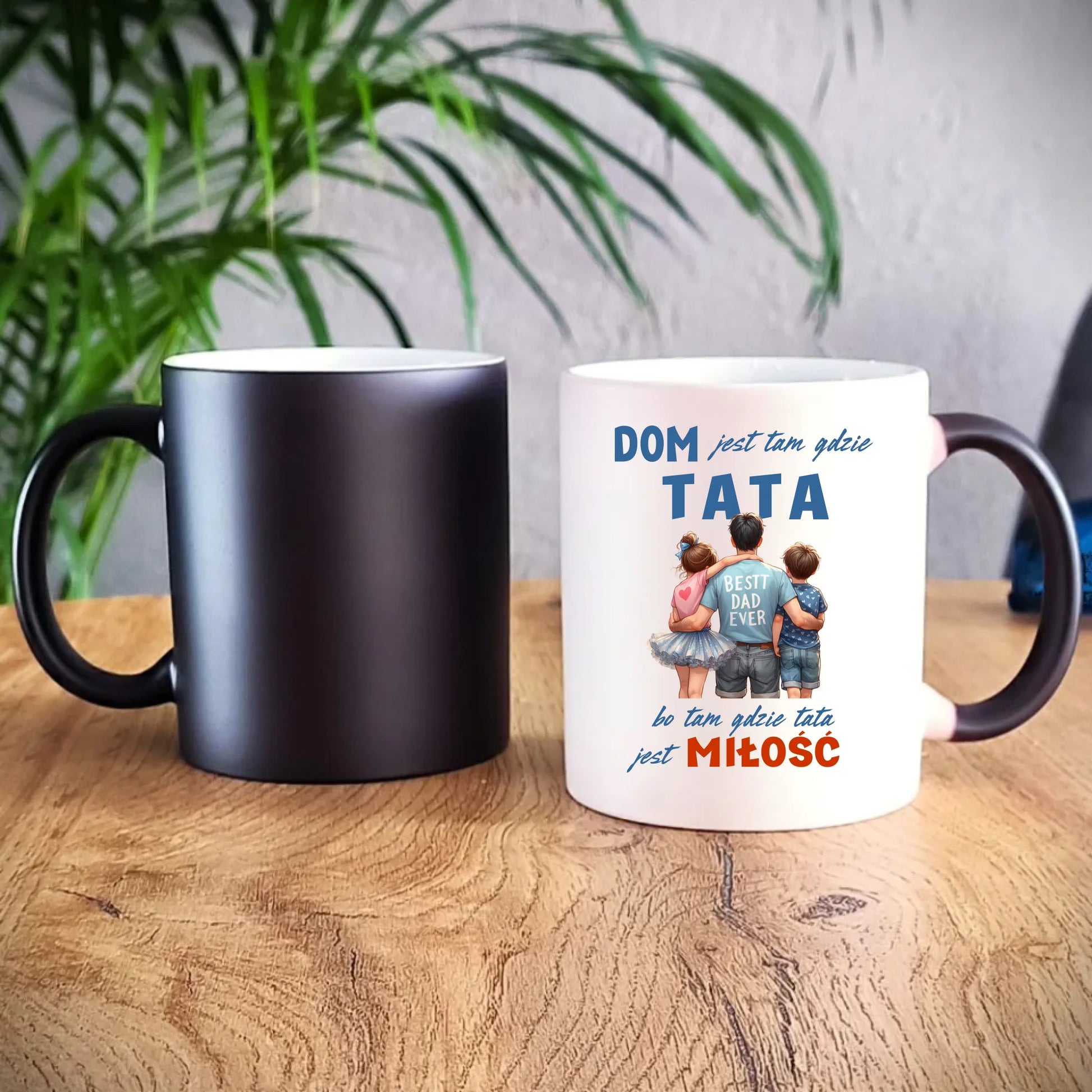 Magiczny kubek dla taty prezent na Dzień Ojca urodziny imieniny