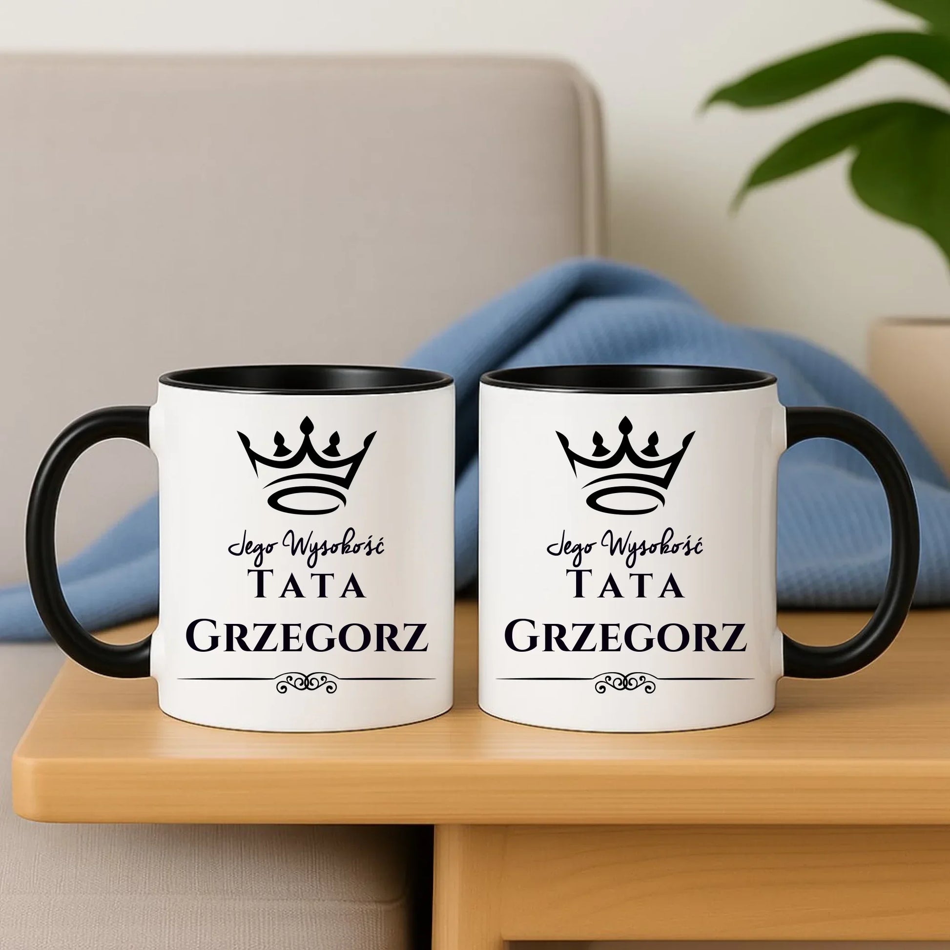 Jego Wysokość tata imię | Kubek dla taty DT11 - StoryCups.pl