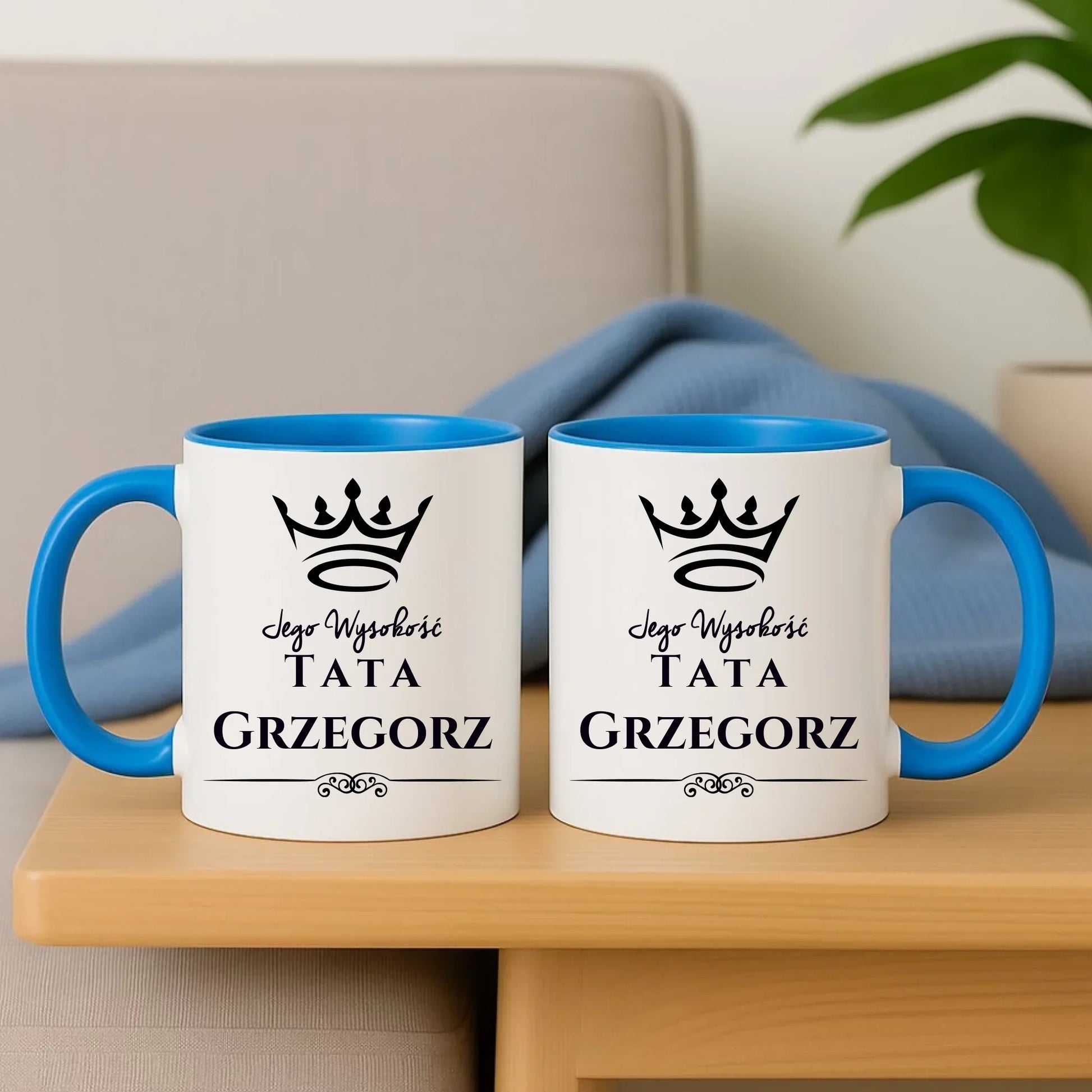 Jego Wysokość tata imię | Kubek dla taty DT11 - StoryCups.pl