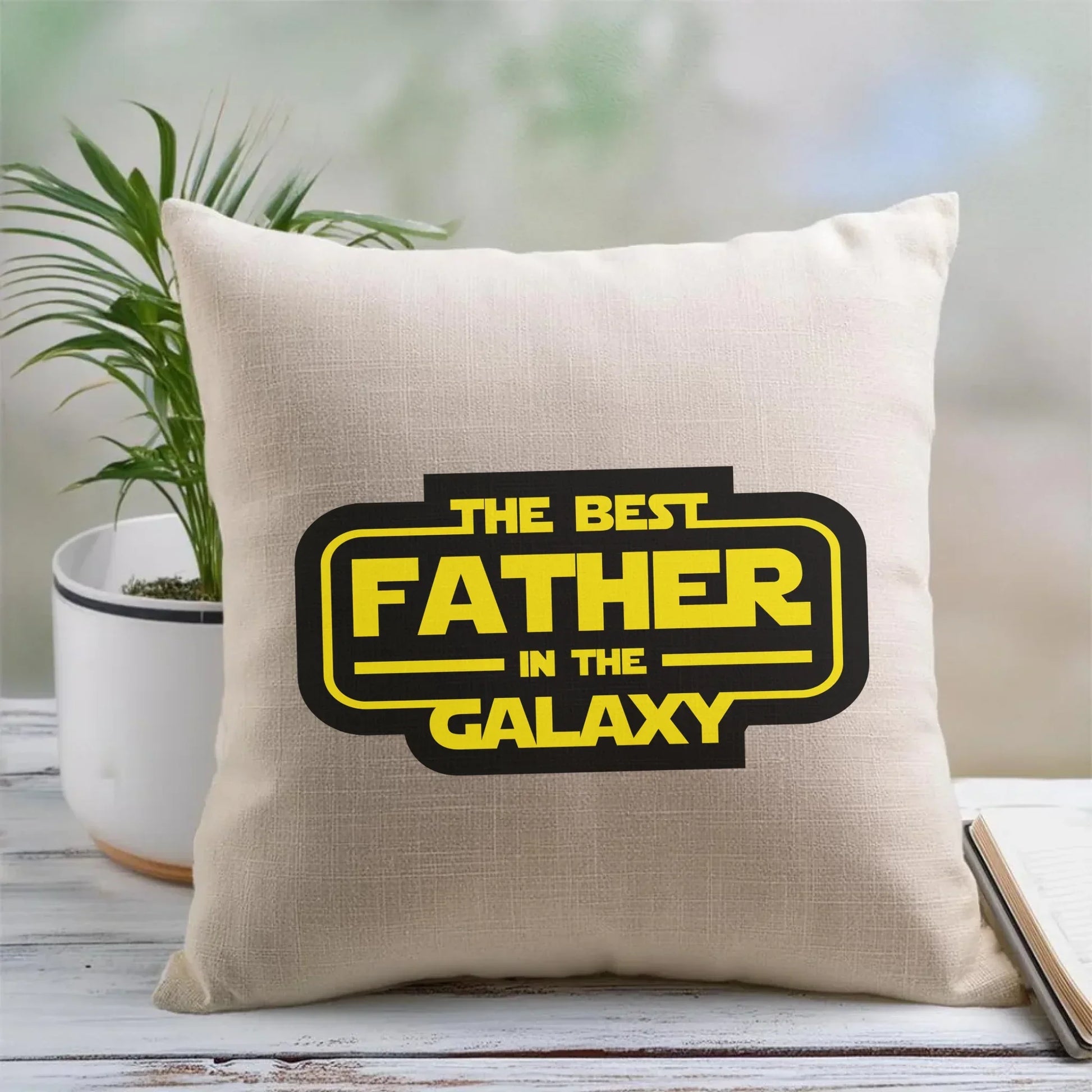 The best father in the galaxy | Poduszka dla taty DT30 - StoryCups.pl