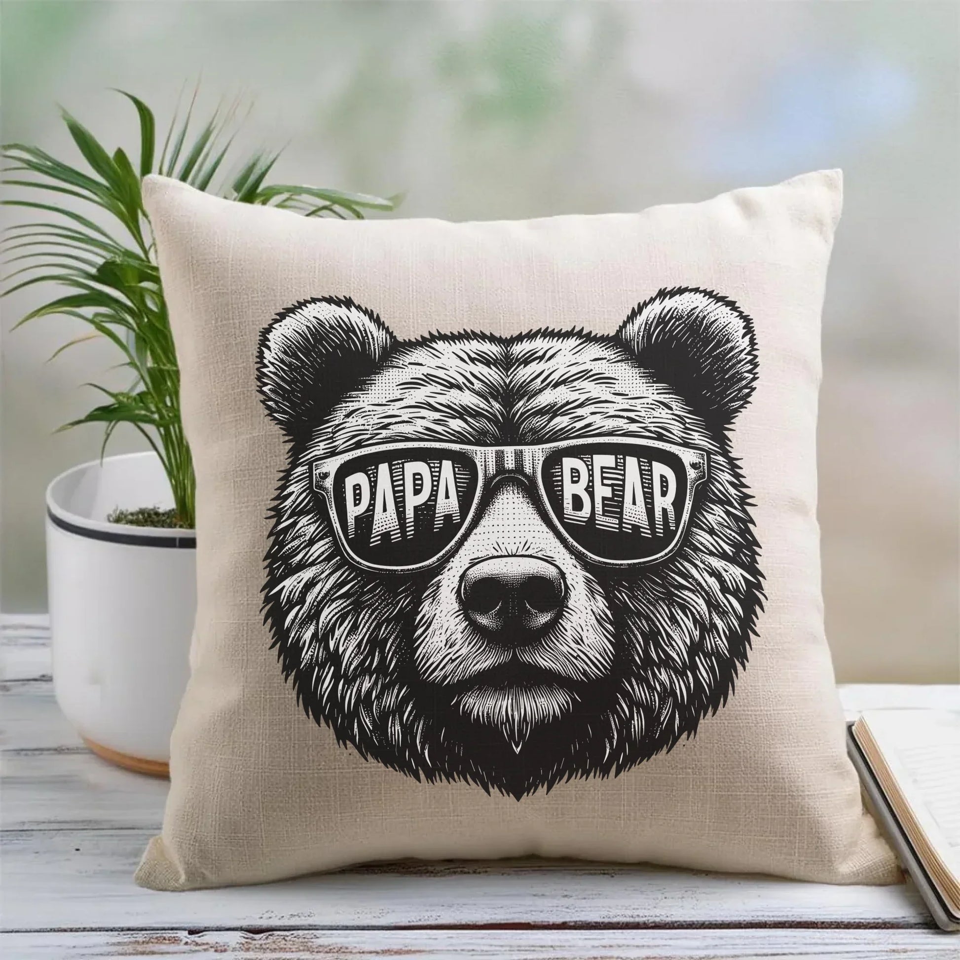 Papa bear | Poduszka dla taty DT62 - StoryCups.pl