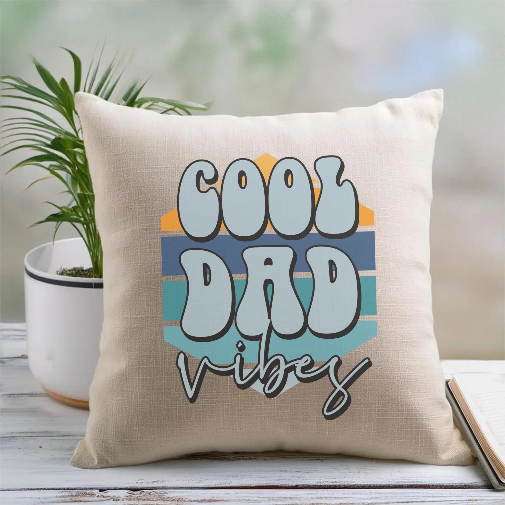 Cool Dad Vibes | Poduszka dla taty na prezent DT56 - StoryCups.pl
