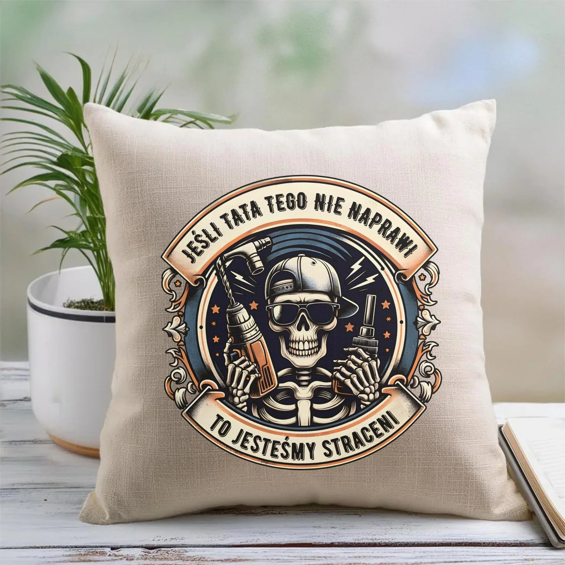 Jeśli tata tego nie naprawi | Poduszka dla taty DT61 - StoryCups.pl