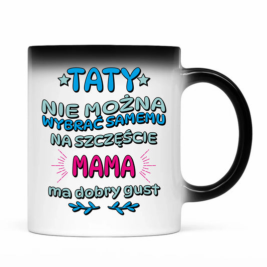Magiczny kubek dla taty prezent na Dzień Ojca urodziny imieniny