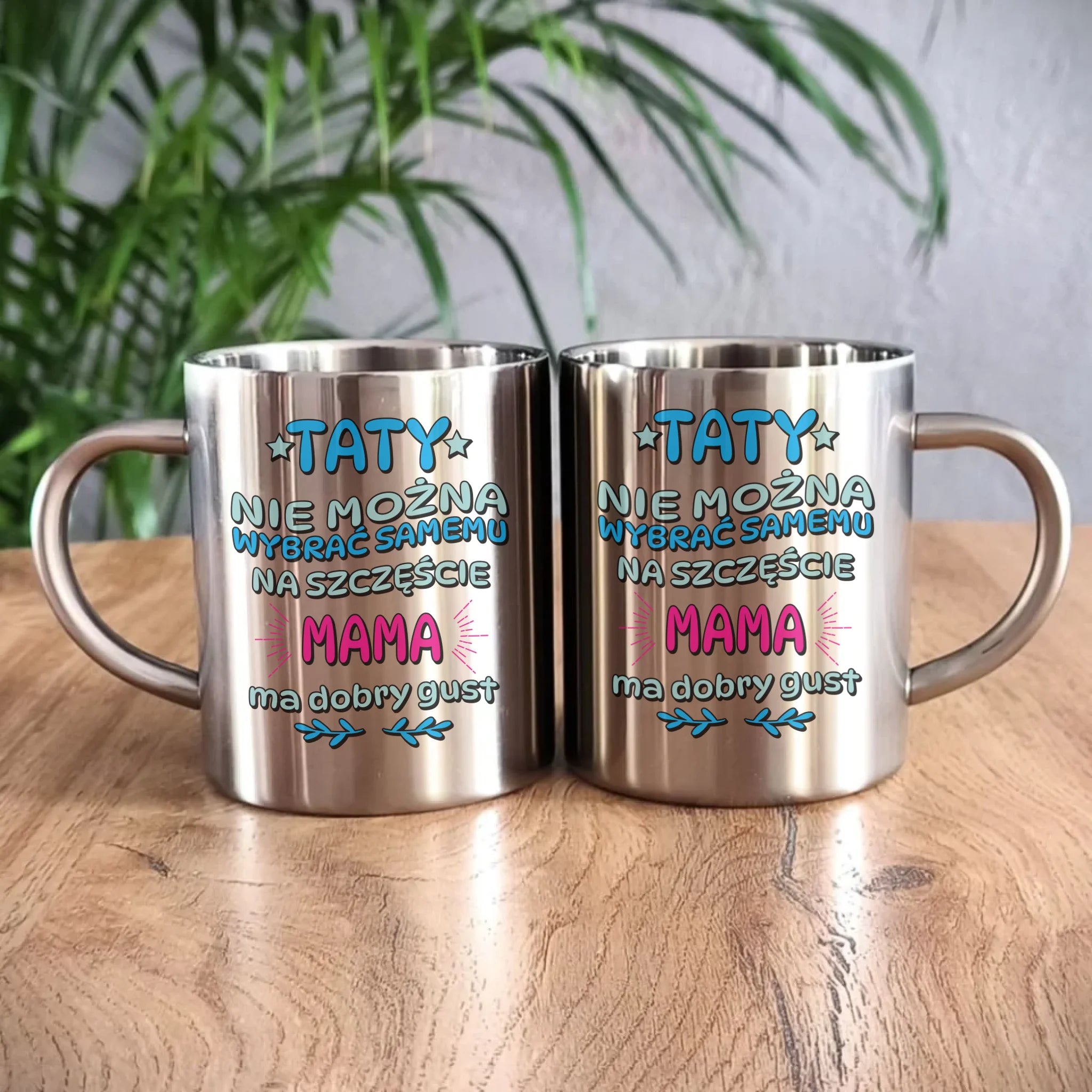 Taty nie można wybrać samemu | Metalowy kubek dla taty DT40 - StoryCups.pl
