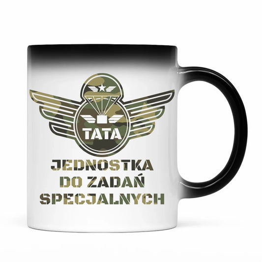 Magiczny kubek dla taty prezent na Dzień Ojca urodziny imieniny
