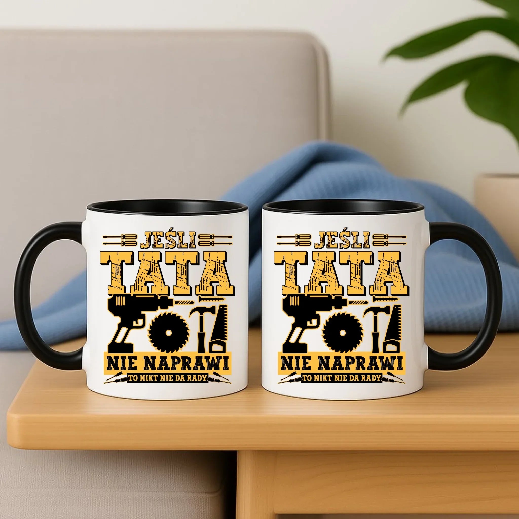 Jeśli tata nie naprawi to nikt nie da rady | Kubek dla taty DT43 - StoryCups.pl