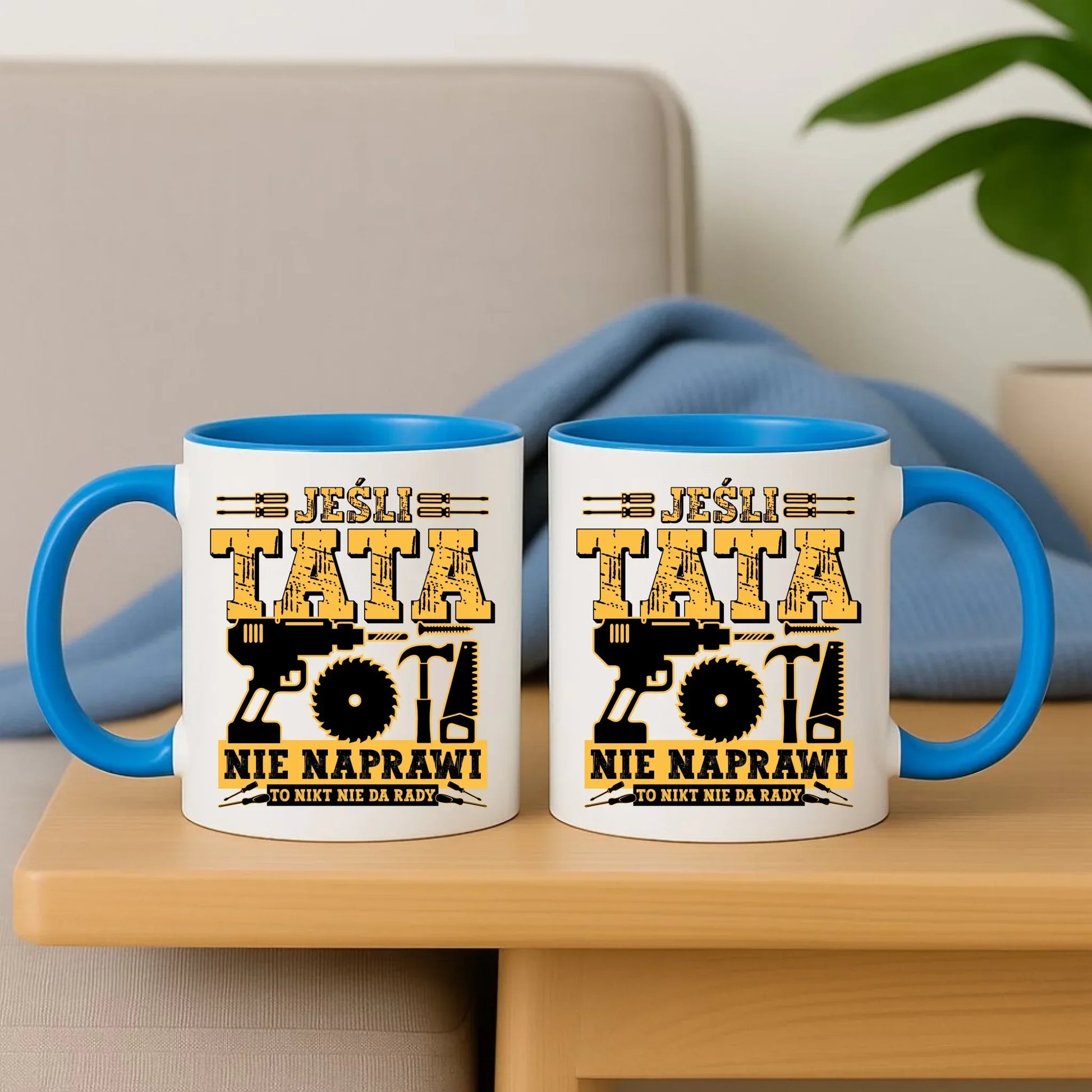 Jeśli tata nie naprawi to nikt nie da rady | Kubek dla taty DT43 - StoryCups.pl