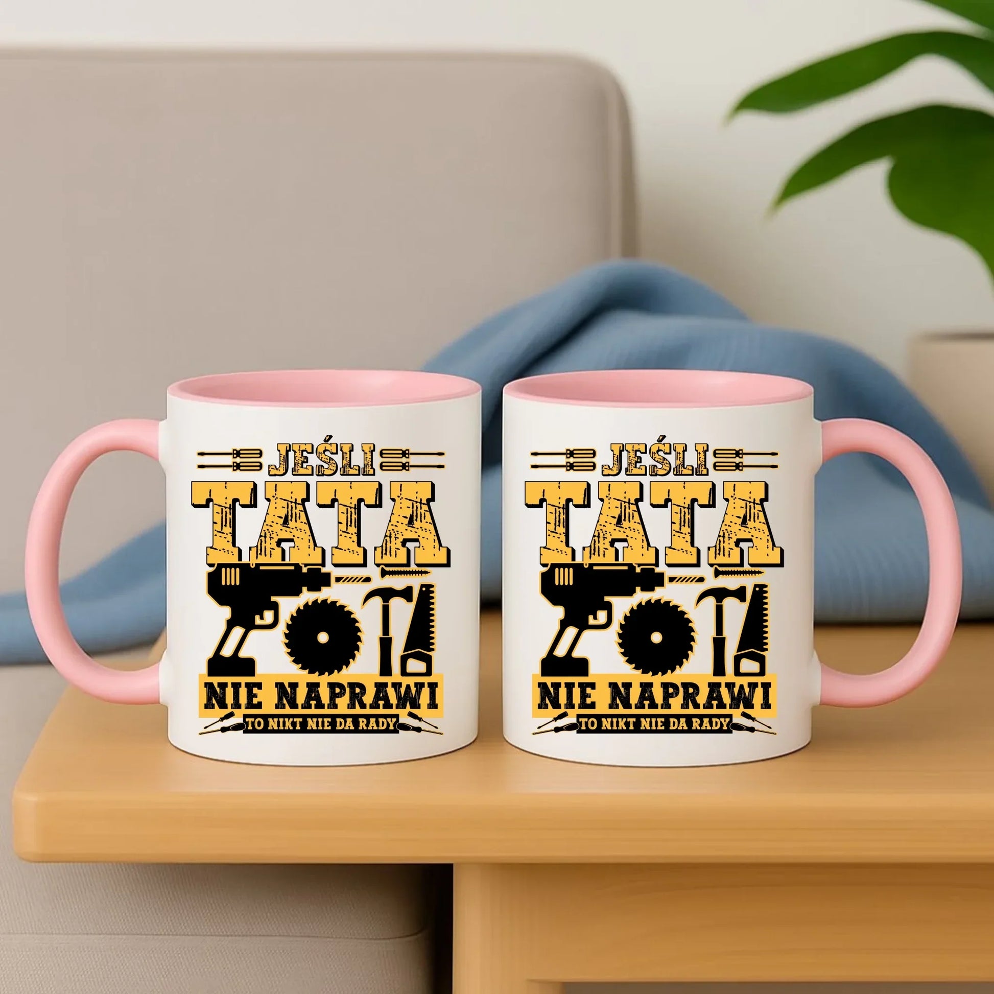 Jeśli tata nie naprawi to nikt nie da rady | Kubek dla taty DT43 - StoryCups.pl