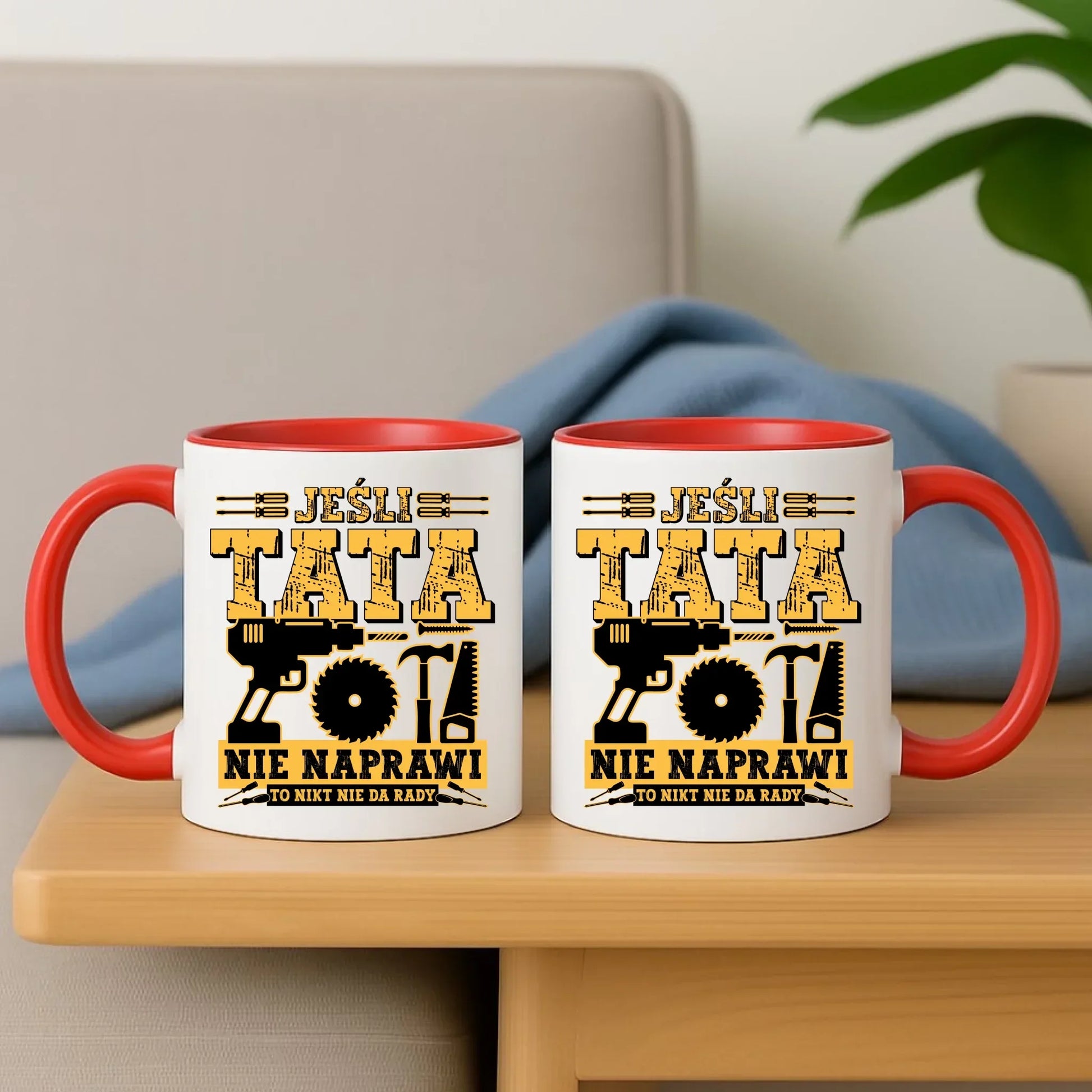 Jeśli tata nie naprawi to nikt nie da rady | Kubek dla taty DT43 - StoryCups.pl