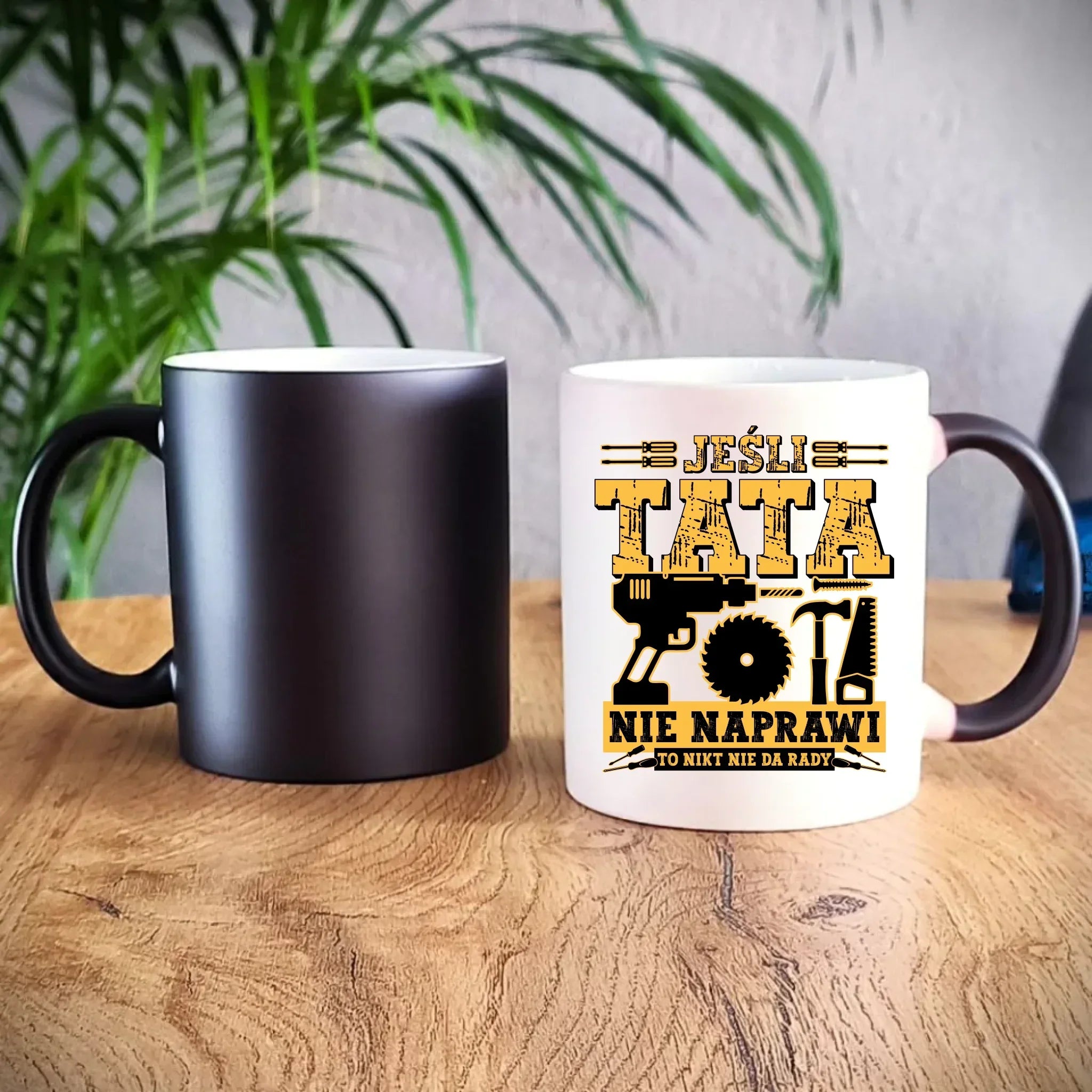 Jeśli tata nie naprawi to nikt nie da rady | Kubek magiczny dla taty DT43 - StoryCups.pl