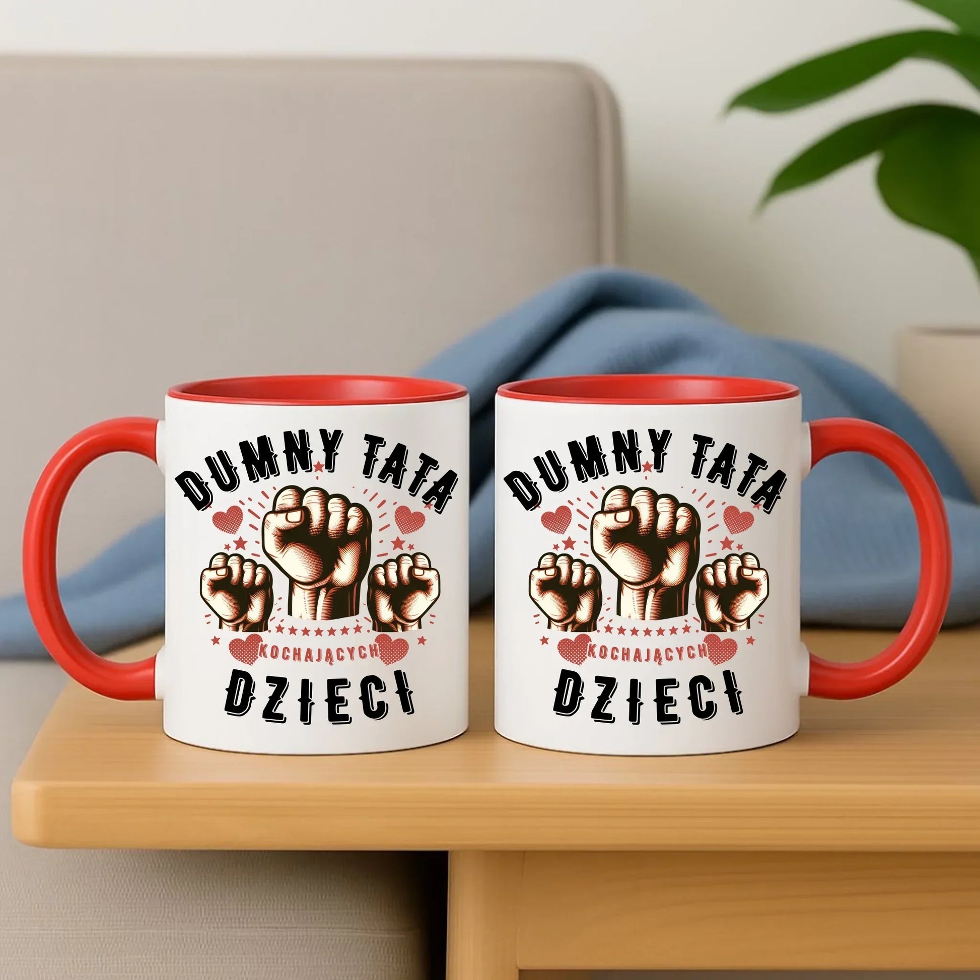 Dumny tata kochających dzieci | Kubek prezent dla taty DT44 - StoryCups.pl