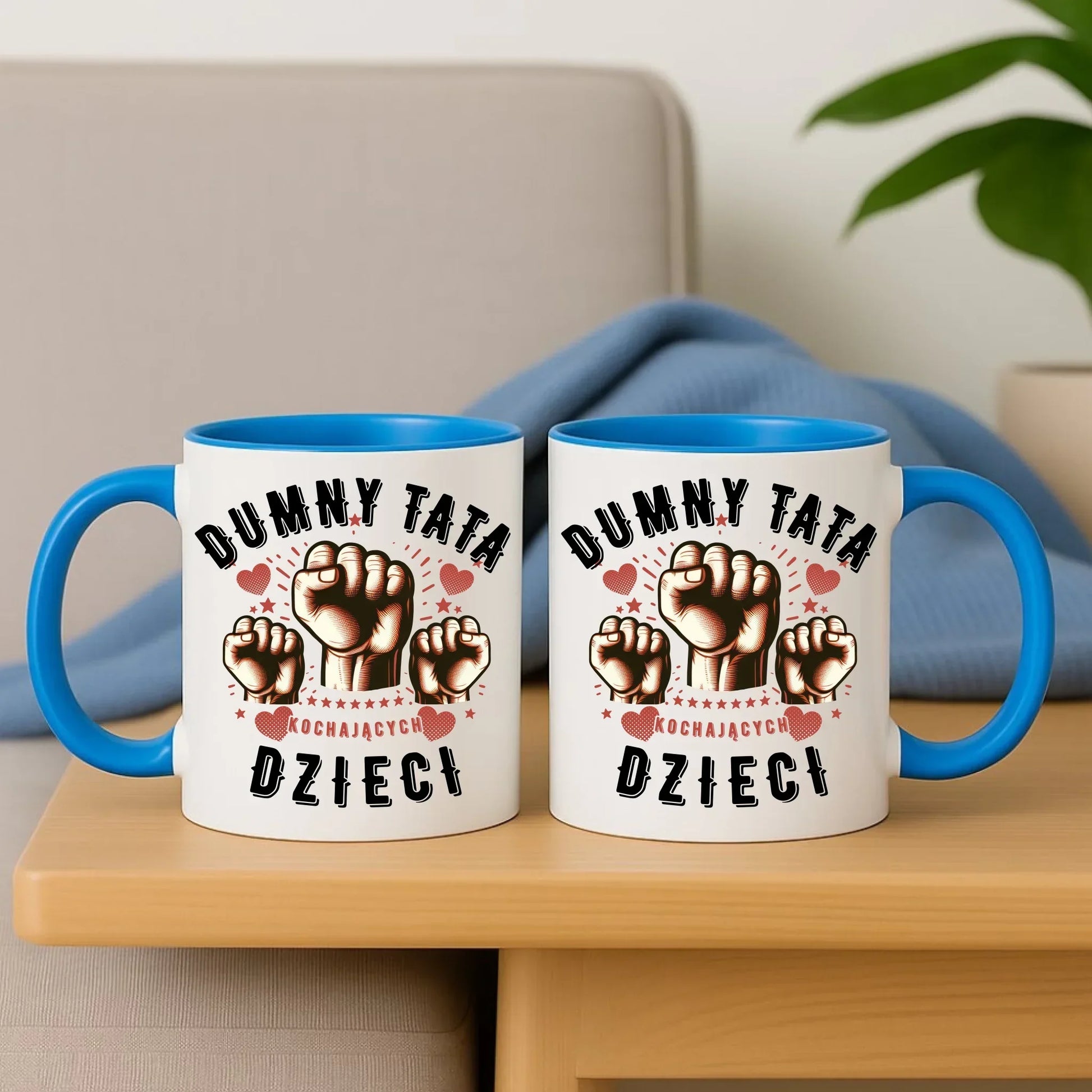 Dumny tata kochających dzieci | Kubek prezent dla taty DT44 - StoryCups.pl