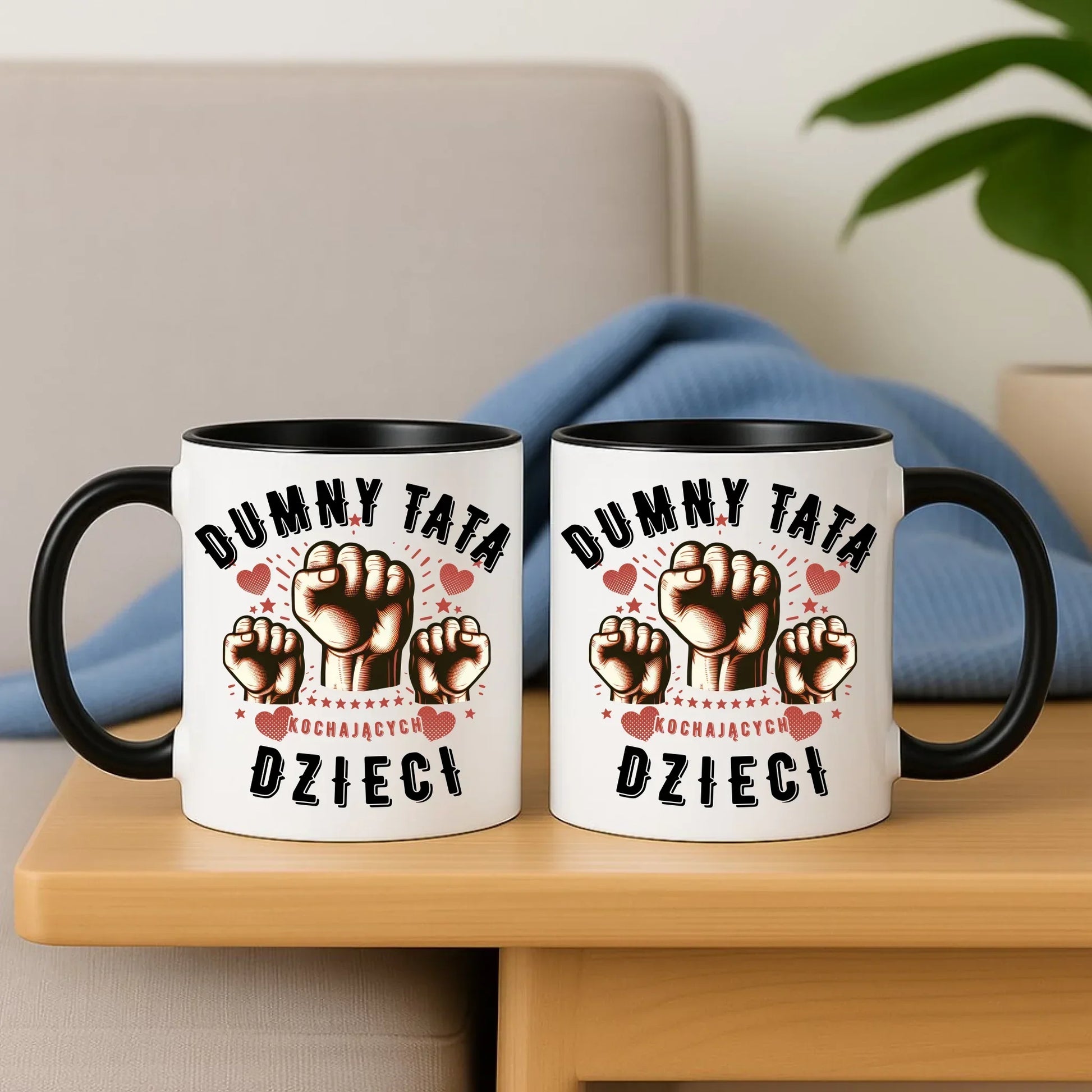 Dumny tata kochających dzieci | Kubek prezent dla taty DT44 - StoryCups.pl