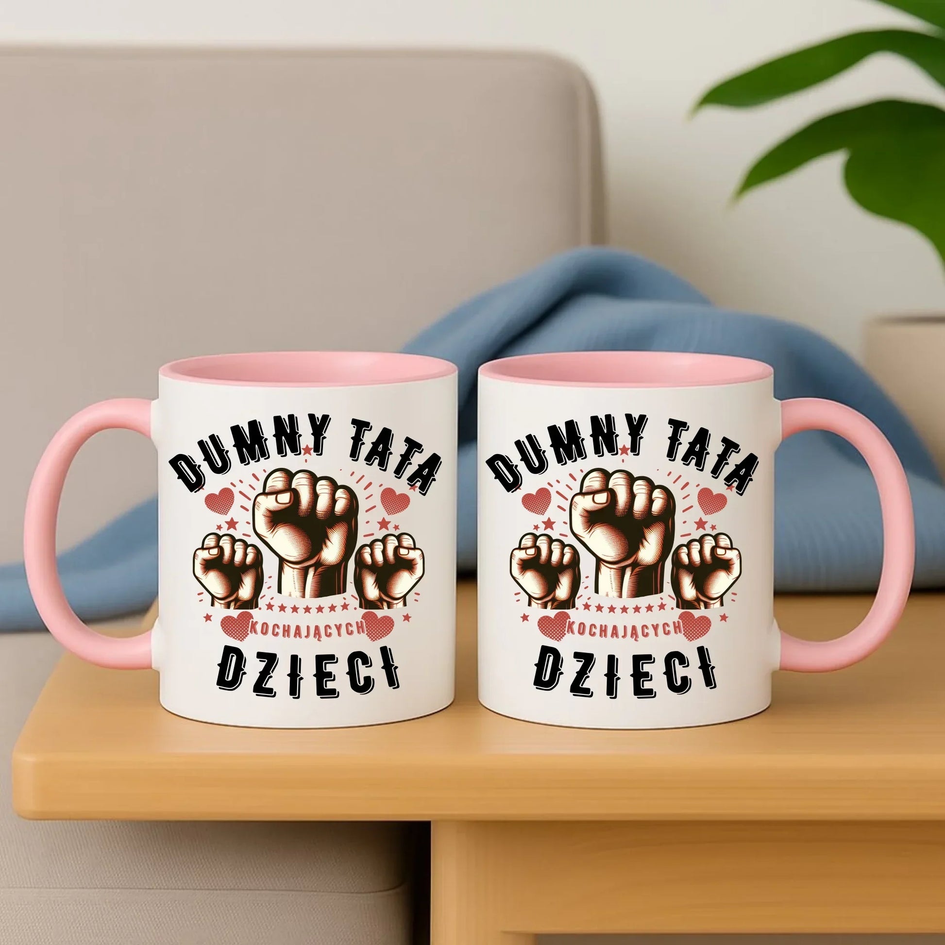 Dumny tata kochających dzieci | Kubek prezent dla taty DT44 - StoryCups.pl