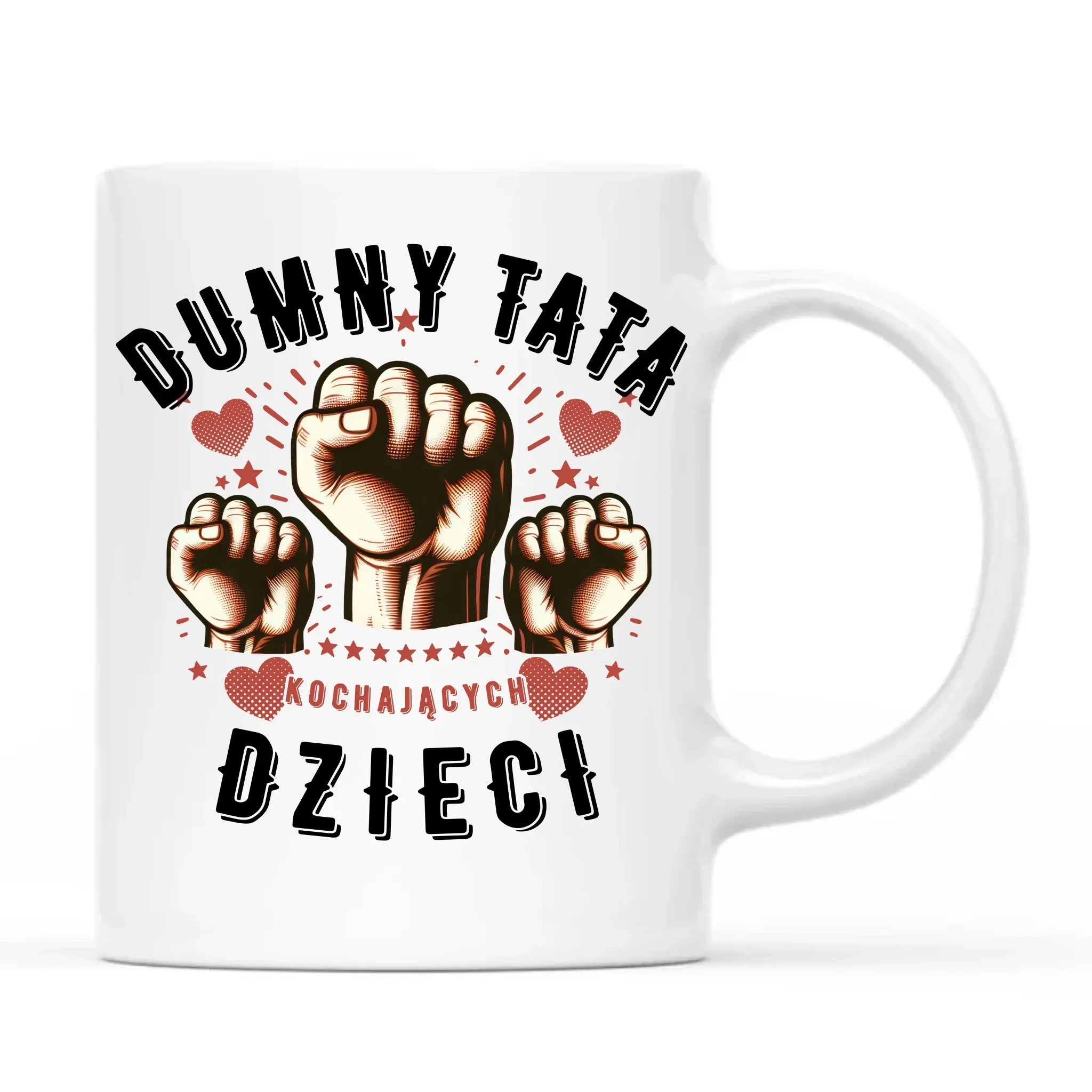 Dumny tata kochających dzieci | Kubek prezent dla taty DT44 - StoryCups.pl