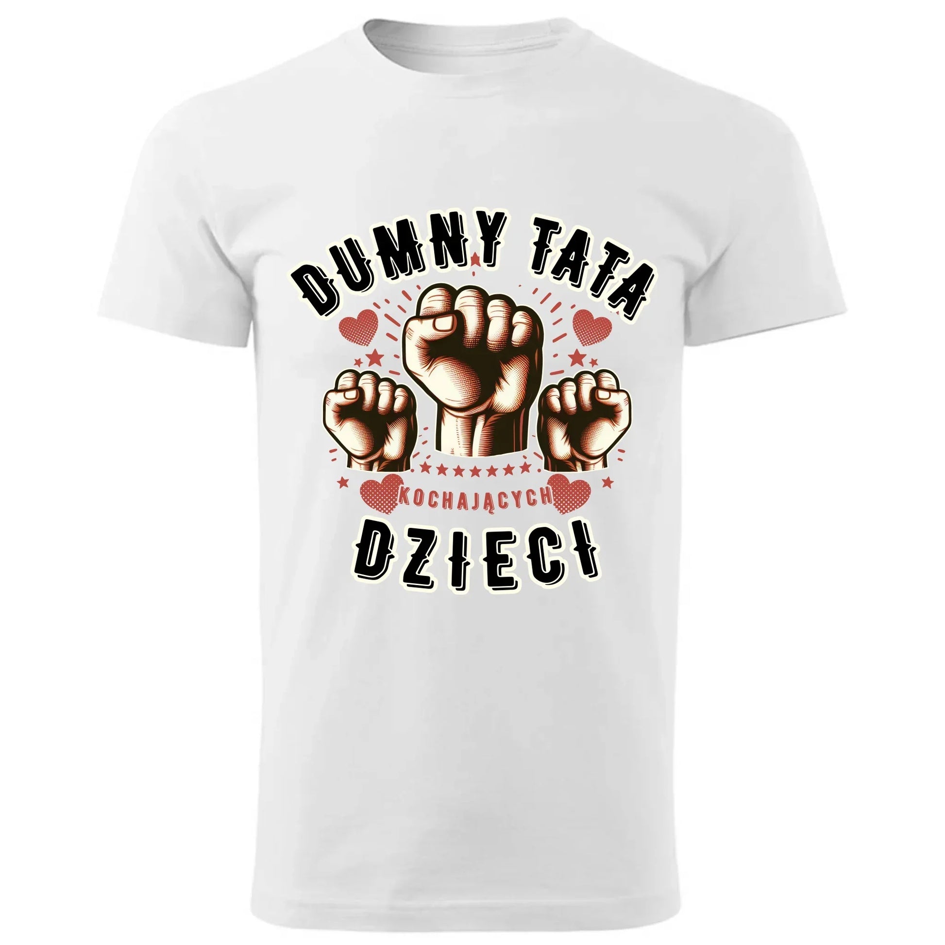 Dumny tata kochających dzieci | Koszulka męska prezent dla taty DT44 - StoryCups.pl