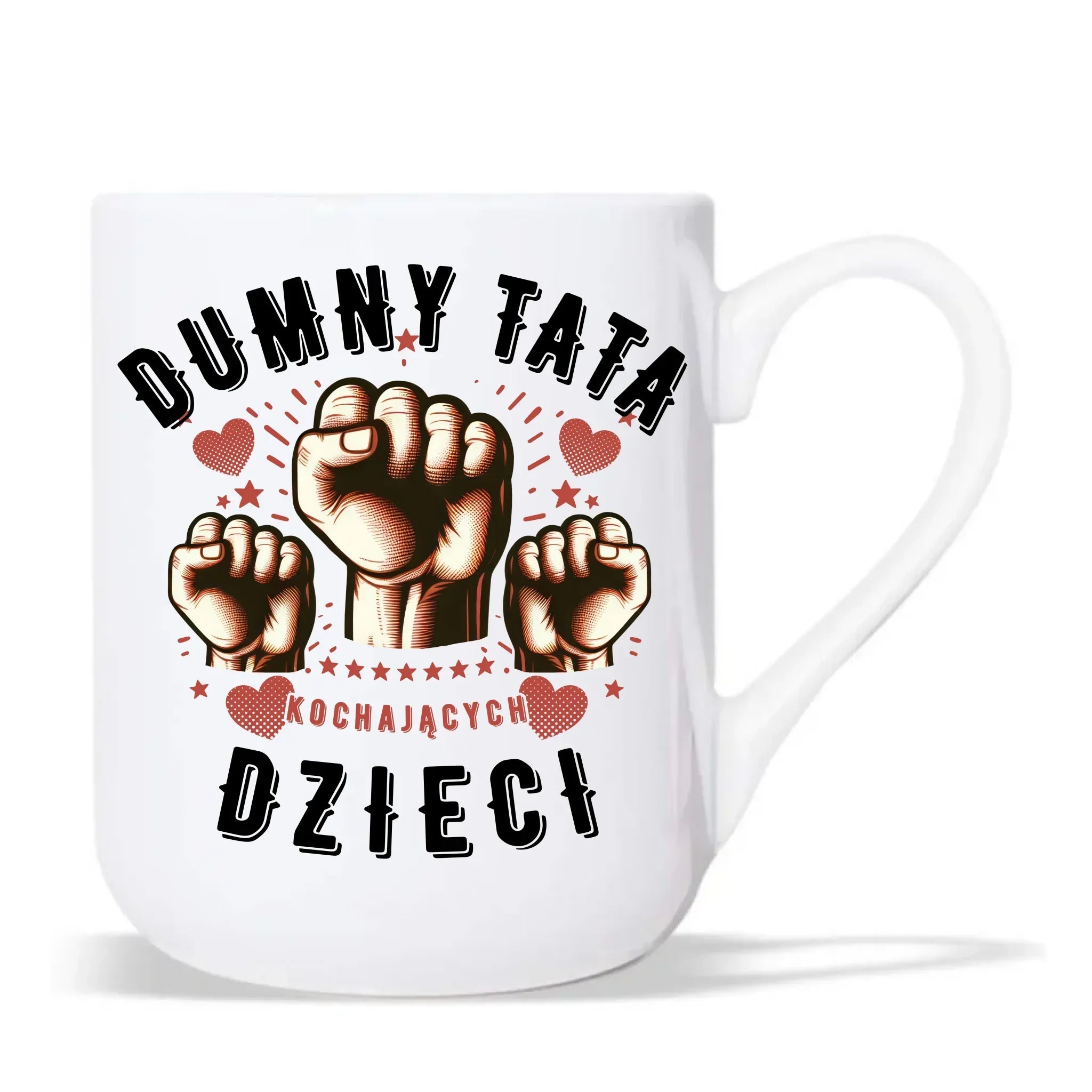 Dumny tata kochających dzieci | Kubek elegant prezent dla taty DT44 - StoryCups.pl