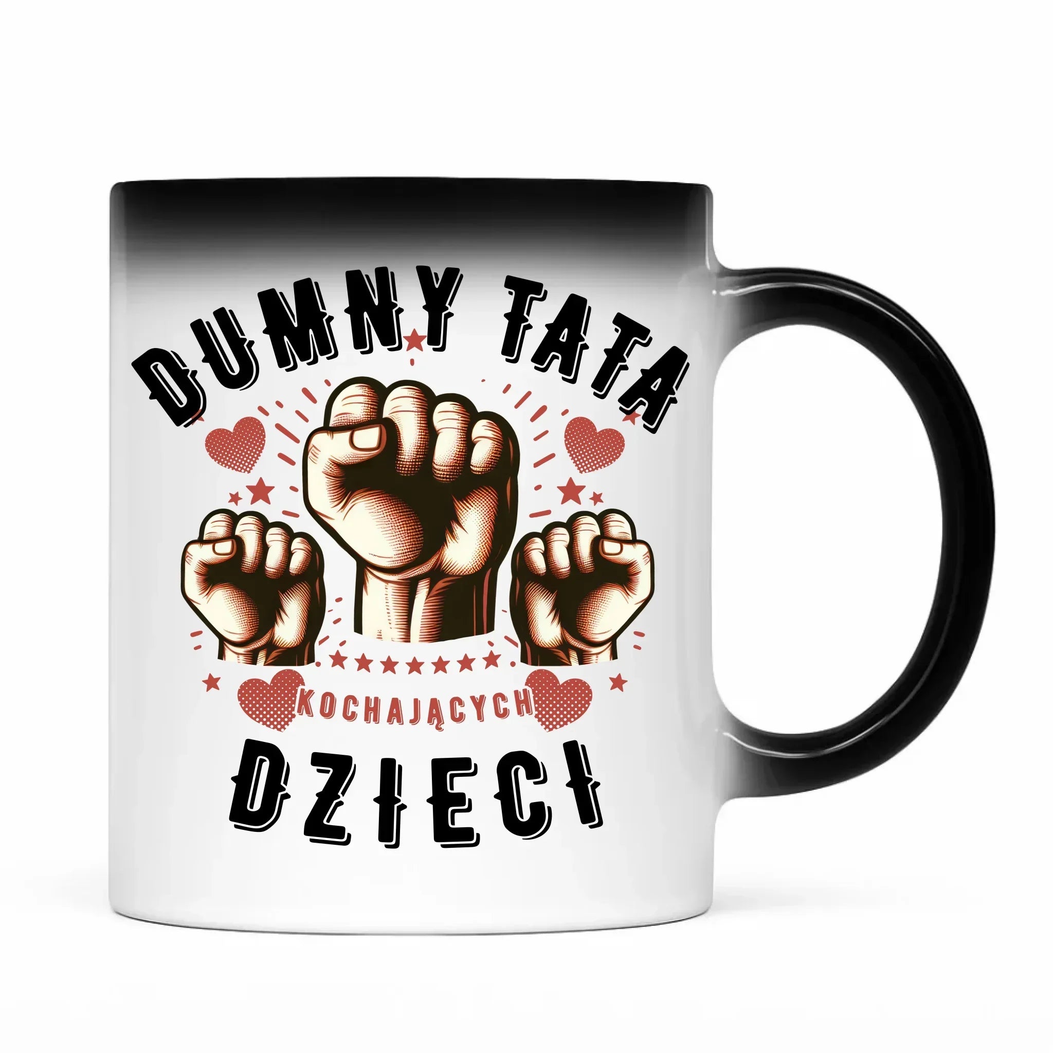 Dumny tata kochających dzieci | Kubek magiczny dla taty DT44 - StoryCups.pl