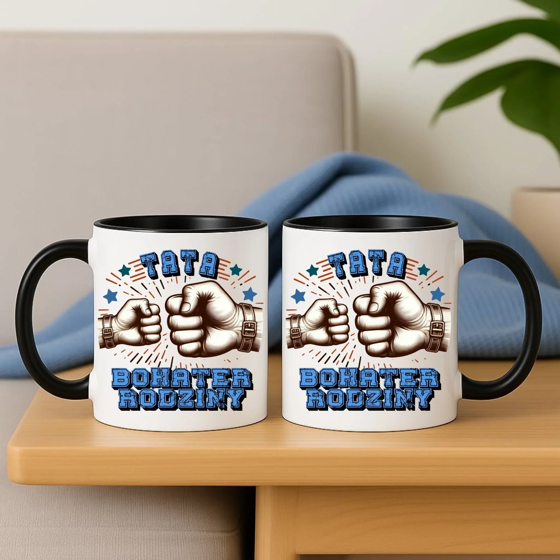 Tata bohater rodziny | Kubek dla taty DT45 - StoryCups.pl