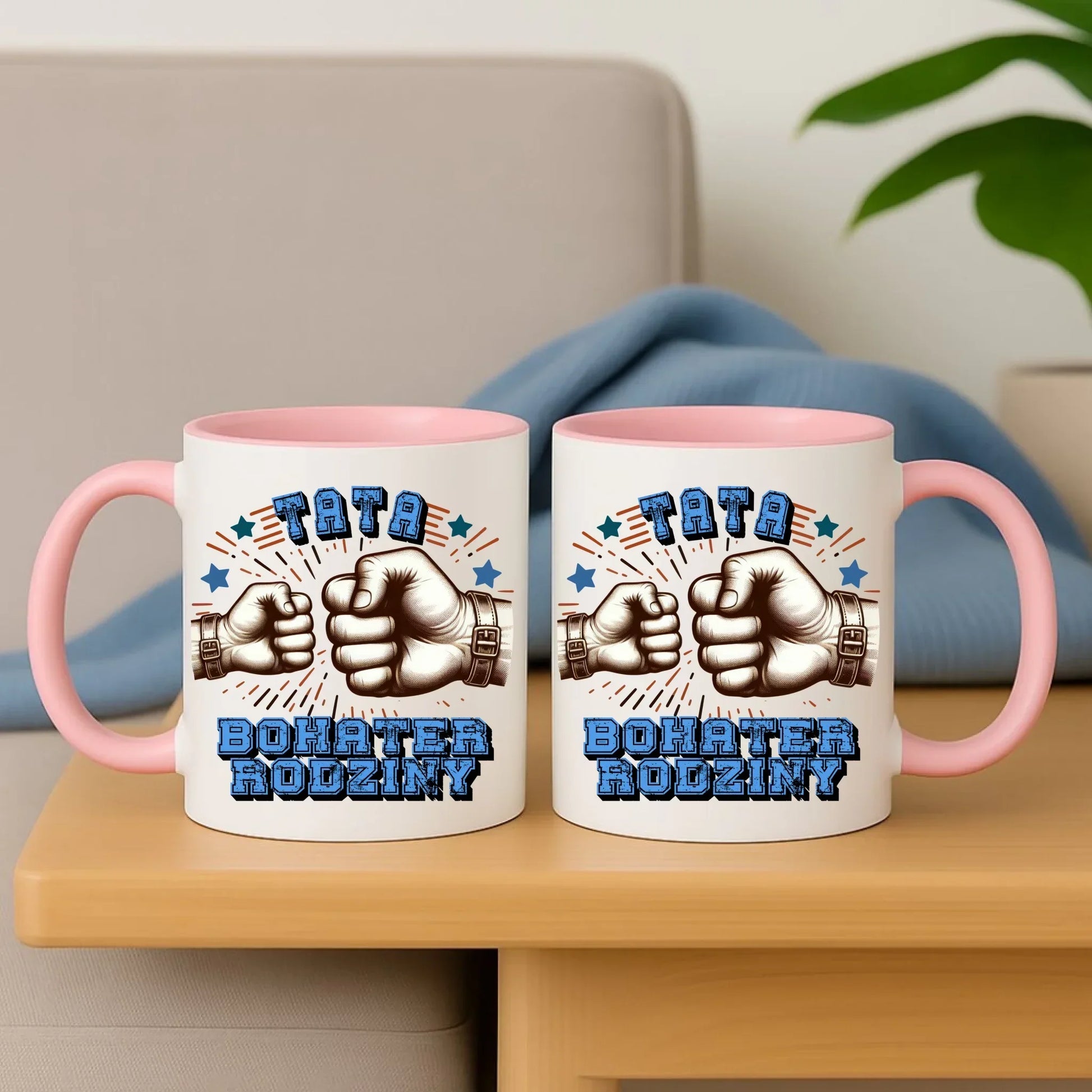 Tata bohater rodziny | Kubek dla taty DT45 - StoryCups.pl