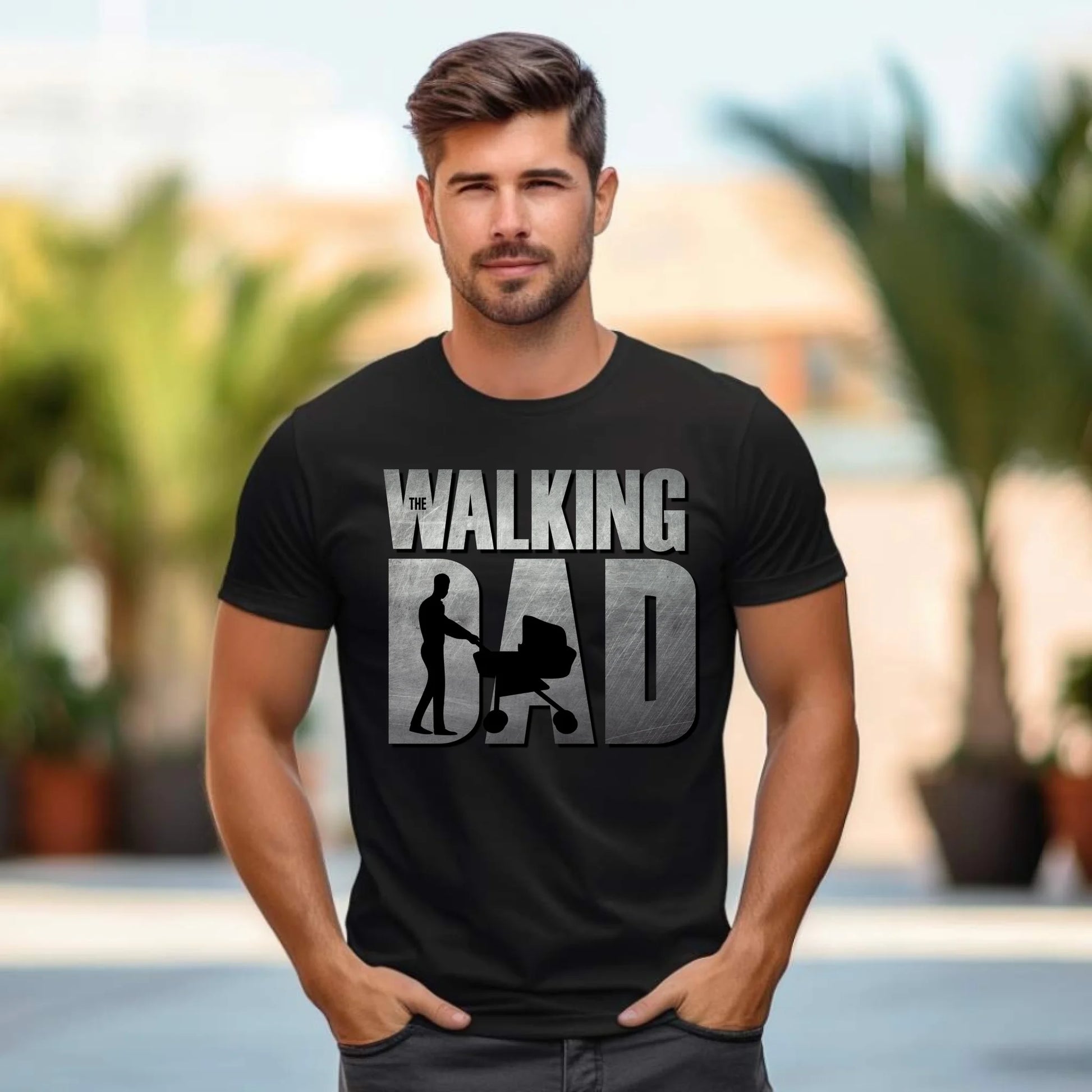 Personalizowana koszulka dla taty – T-shirt z nadrukiem prezent dla taty na Dzień Ojca, urodziny