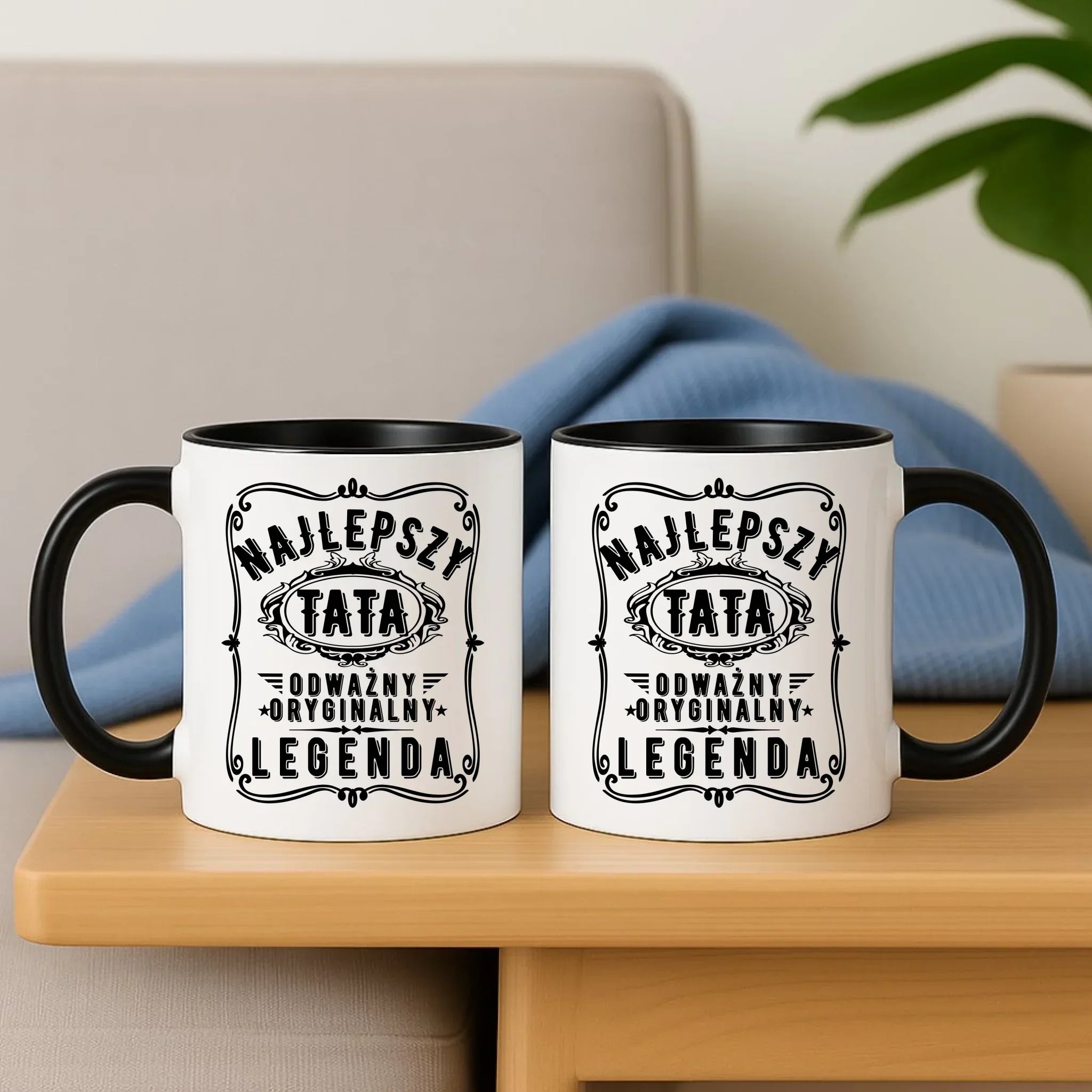 Najlepszy tata legenda | Kubek prezent dla taty DT47 - StoryCups.pl