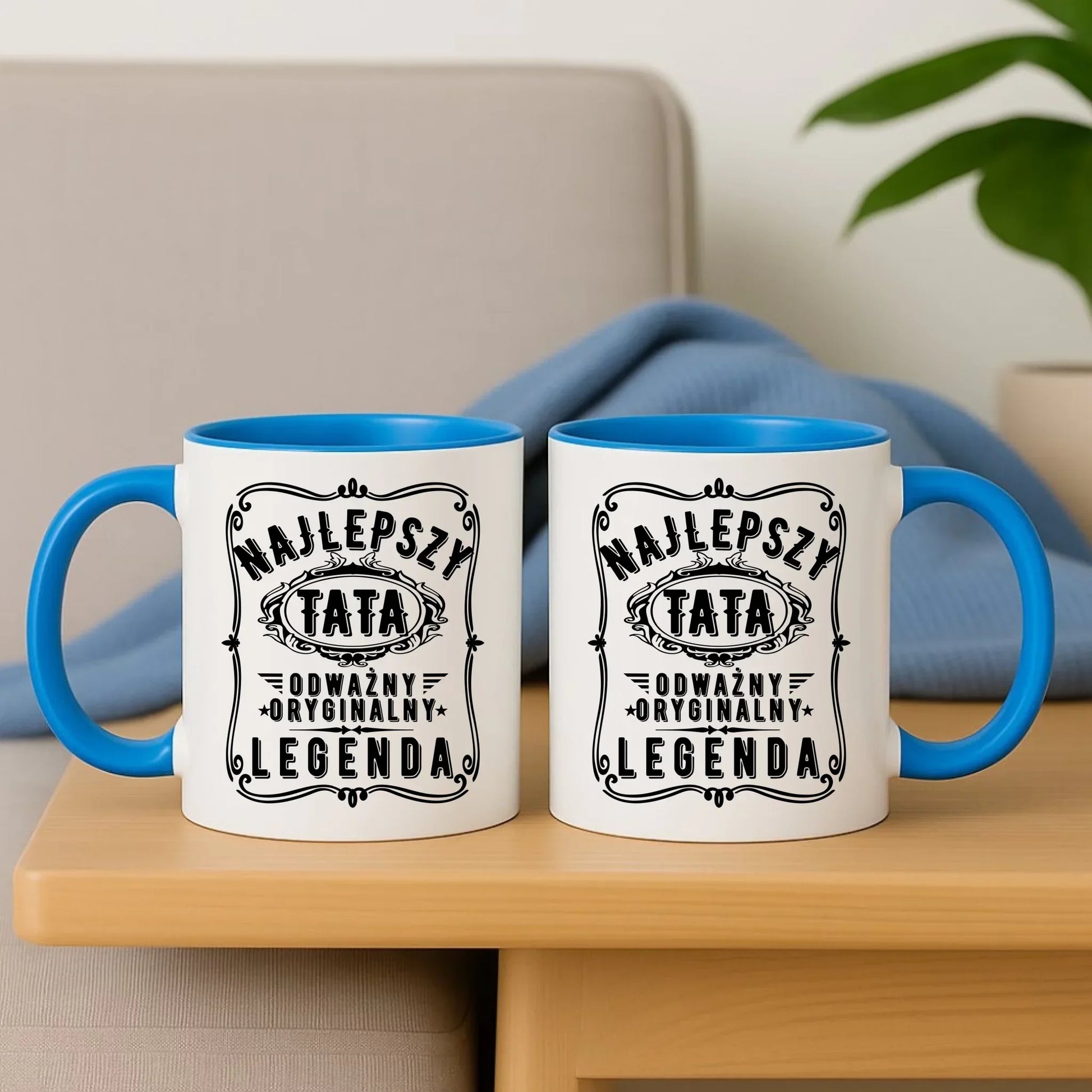 Najlepszy tata legenda | Kubek prezent dla taty DT47 - StoryCups.pl