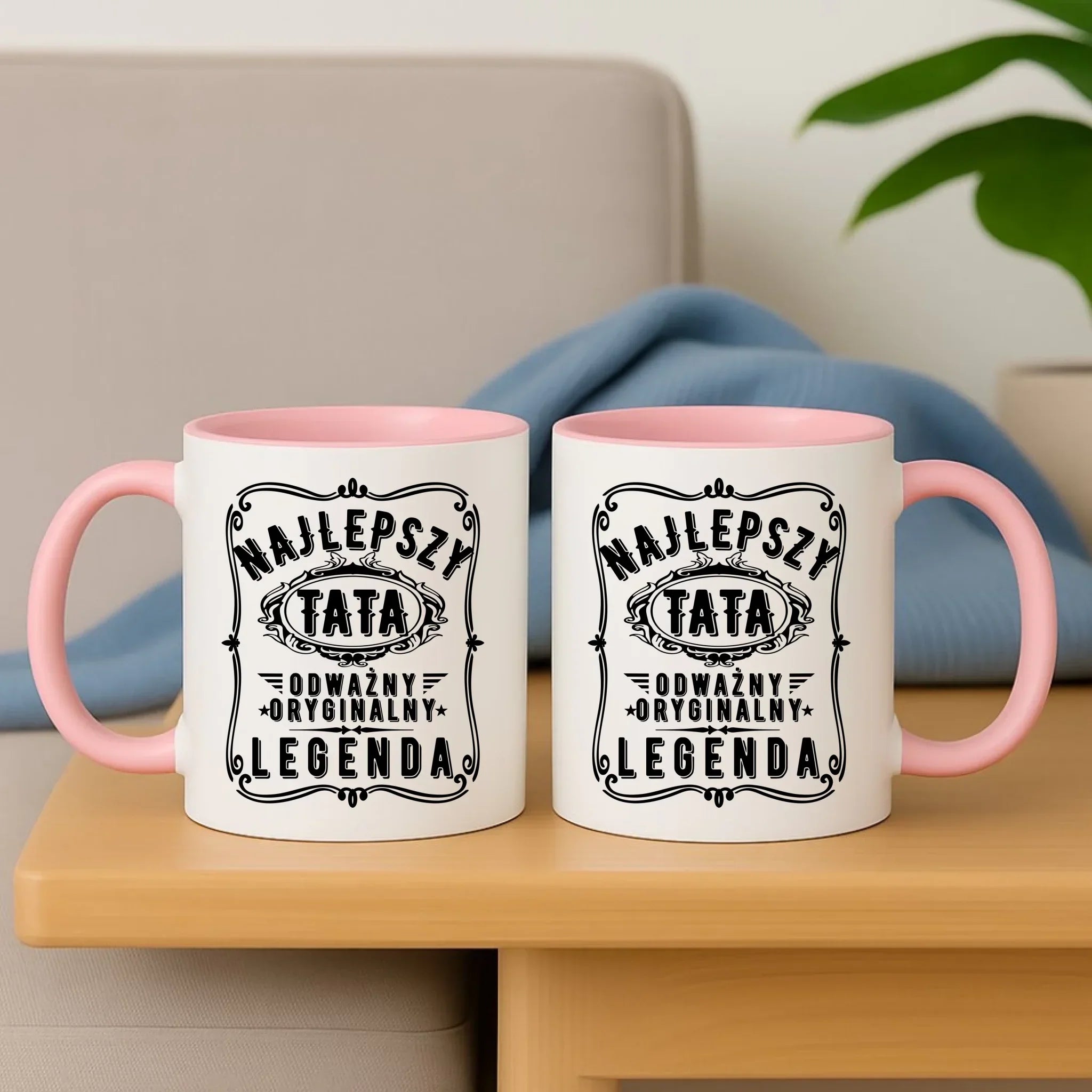 Najlepszy tata legenda | Kubek prezent dla taty DT47 - StoryCups.pl