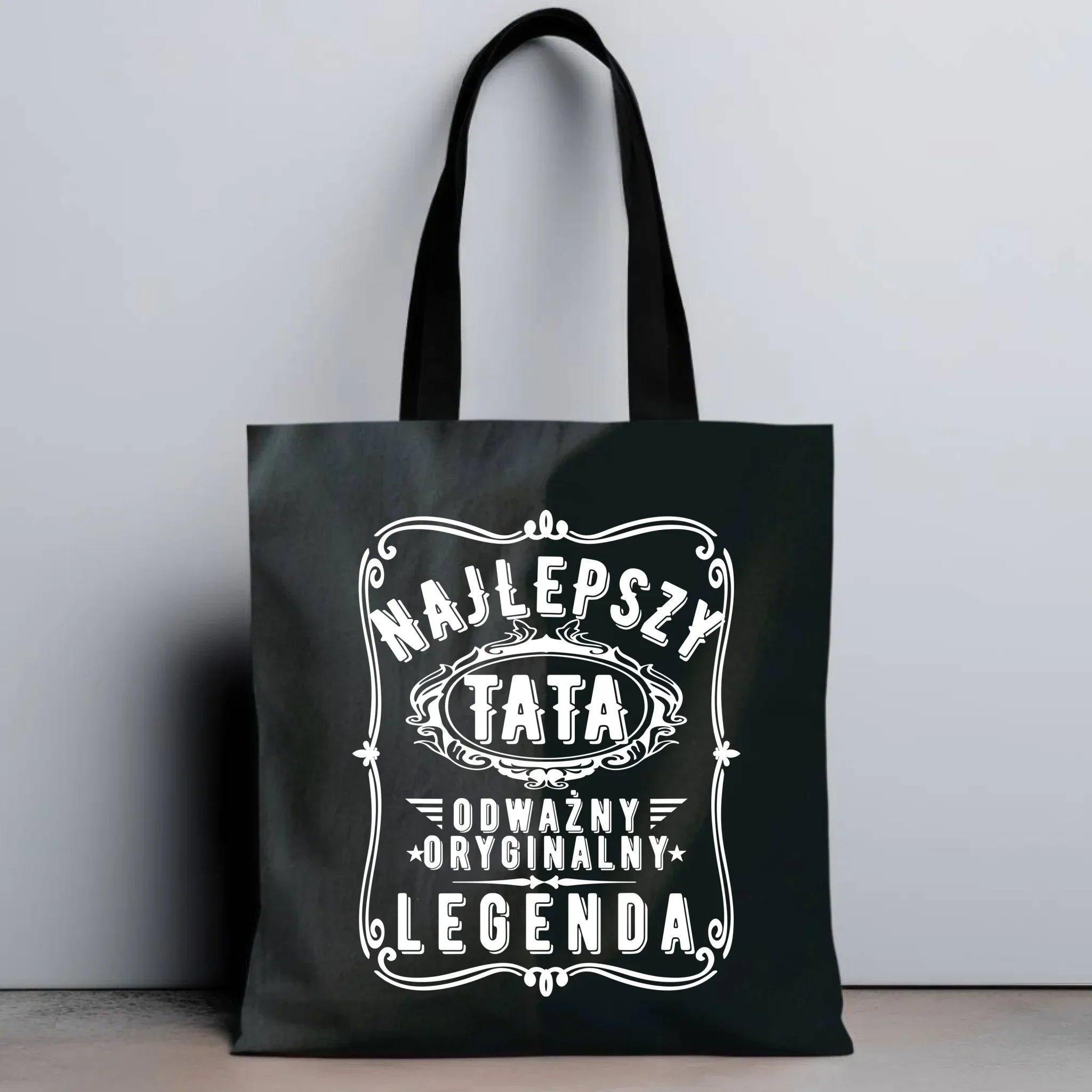 Najlepszy tata legenda | Torba z nadrukiem dla taty DT47 - StoryCups.pl
