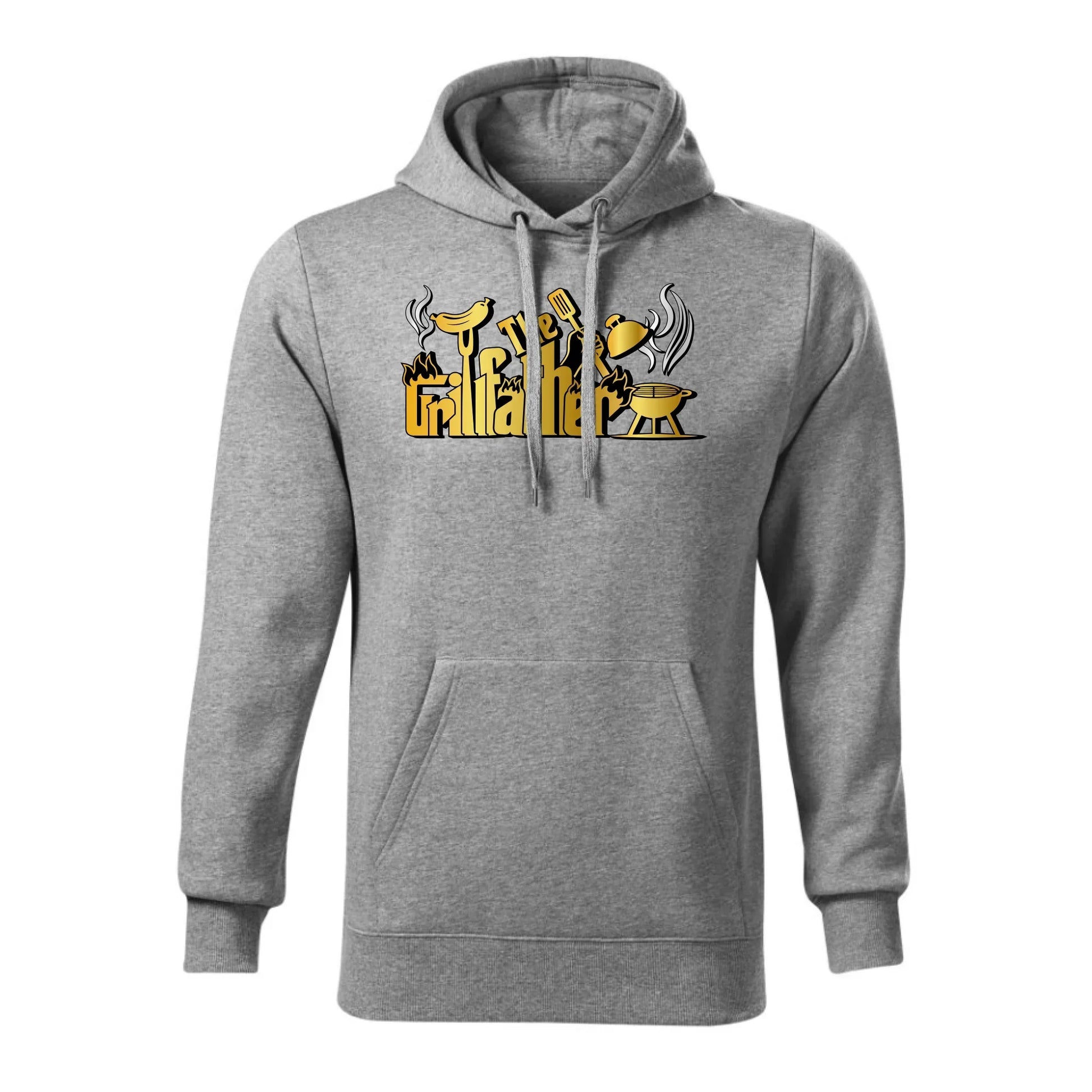 The Grillfather | Bluza męska z kapturem dla taty DT49 - StoryCups.pl