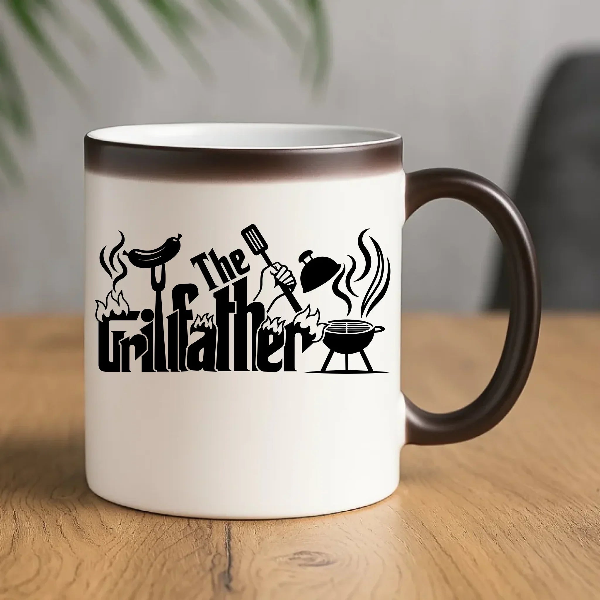 The Grillfather | Kubek magiczny dla taty DT49 - StoryCups.pl