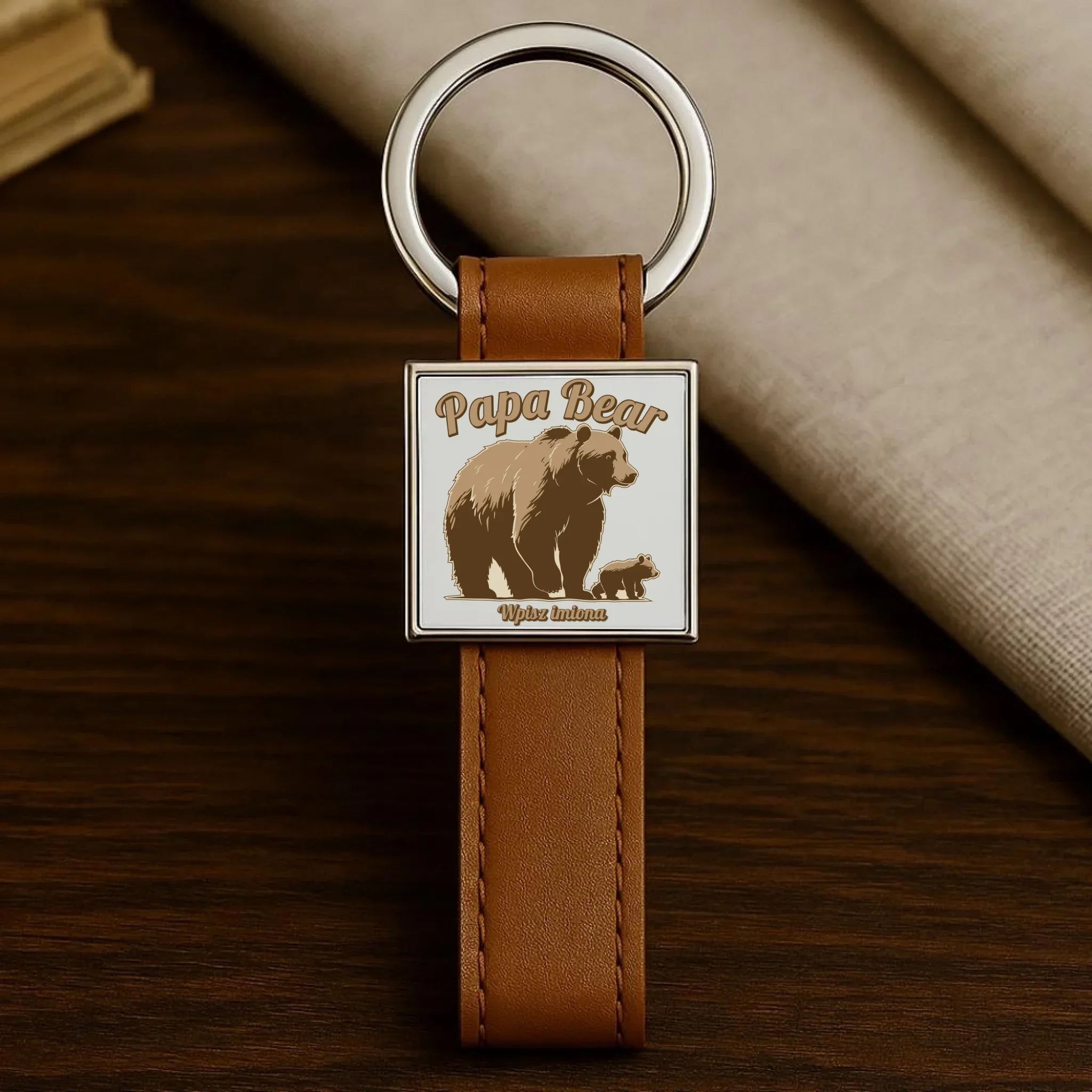 Papa Bear imiona | Brelok dla taty DT50 - StoryCups.pl