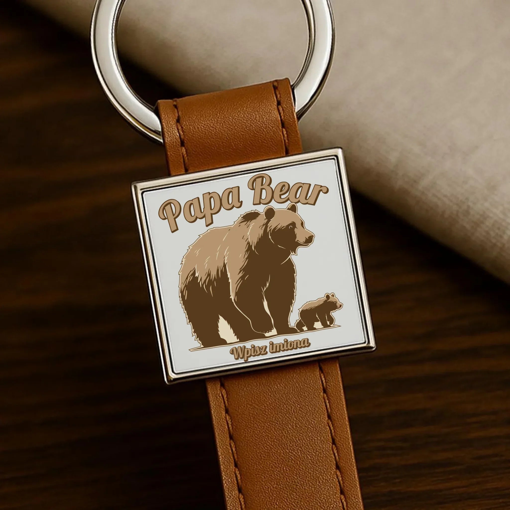 Papa Bear imiona | Brelok dla taty DT50 - StoryCups.pl