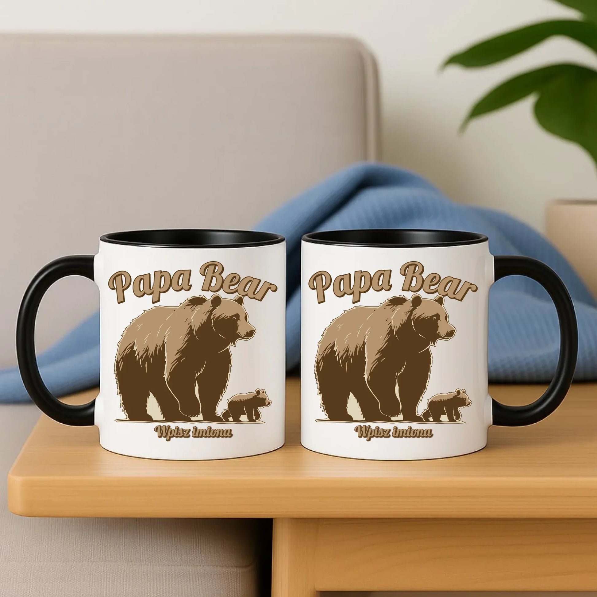 Papa Bear imiona | Kubek dla taty DT50 - StoryCups.pl