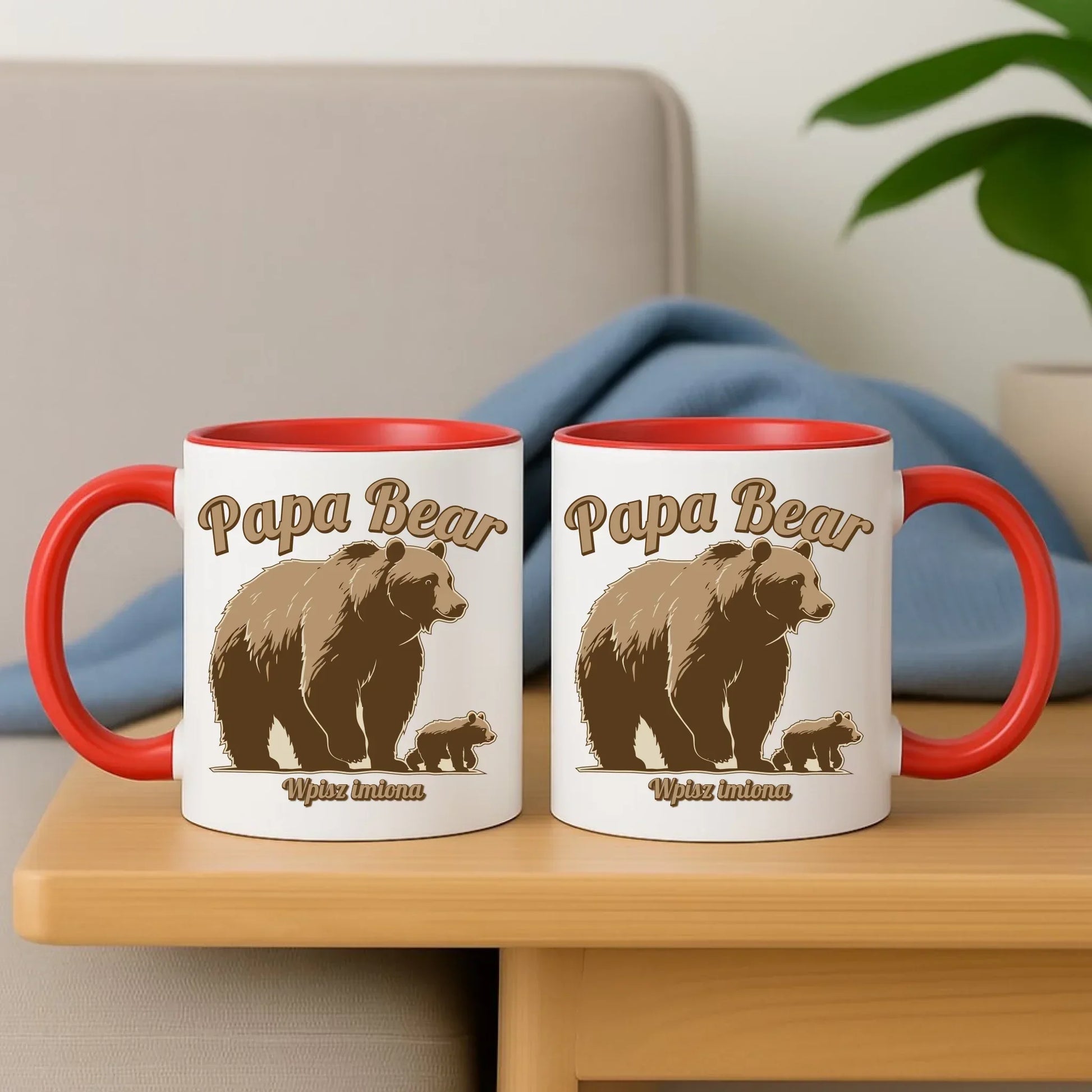 Papa Bear imiona | Kubek dla taty DT50 - StoryCups.pl