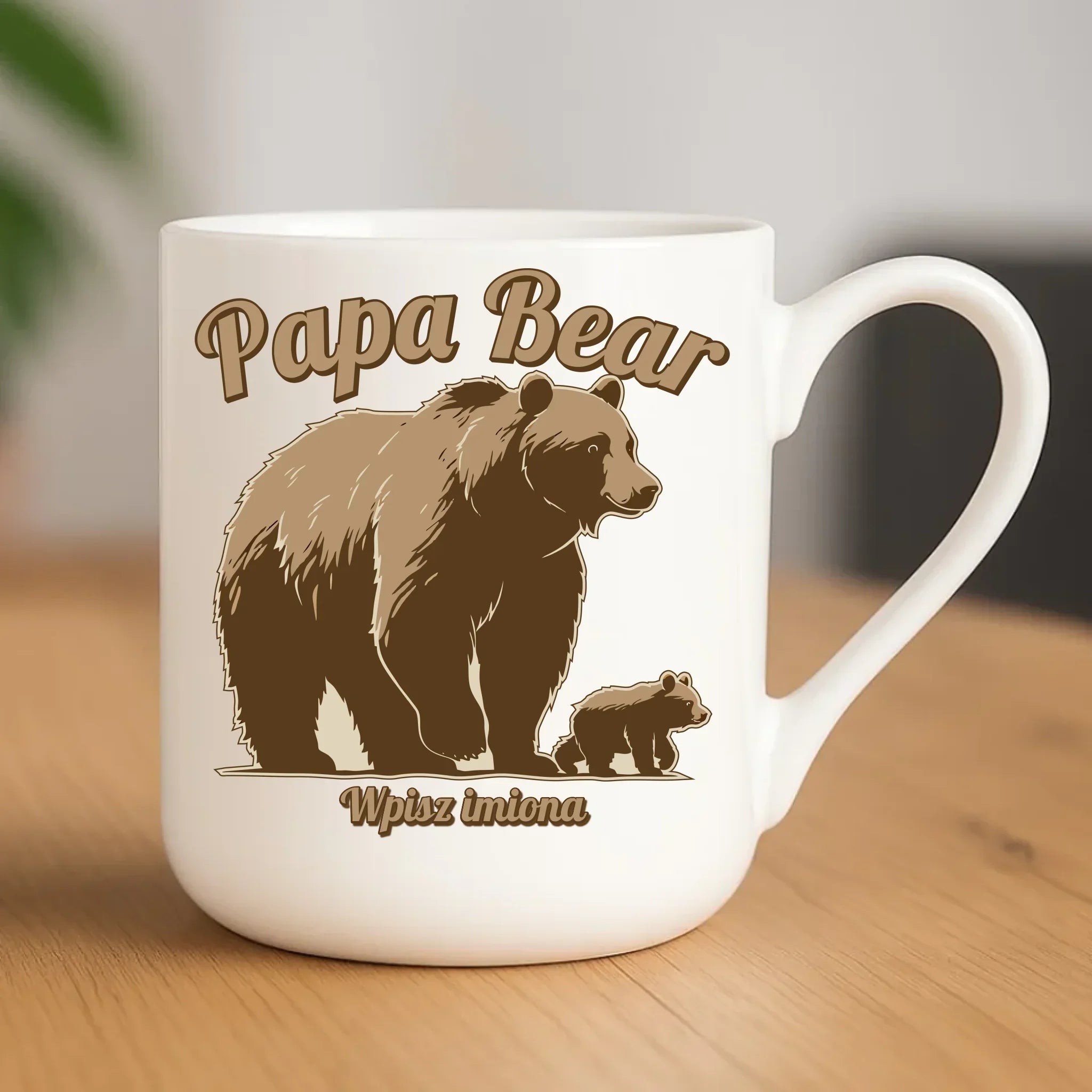 Papa Bear imiona | Kubek elegant dla taty DT50 - StoryCups.pl