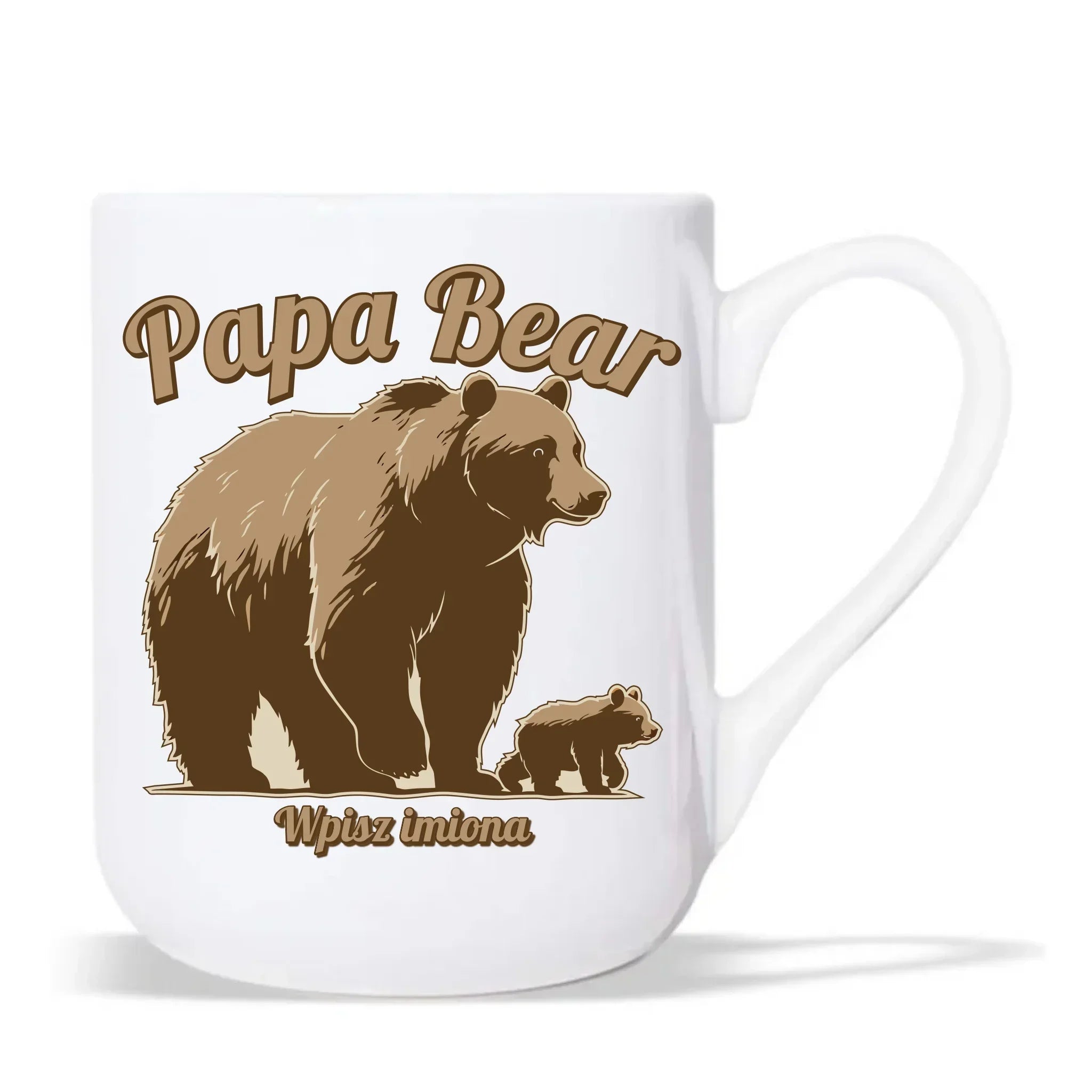 Papa Bear imiona | Kubek elegant dla taty DT50 - StoryCups.pl