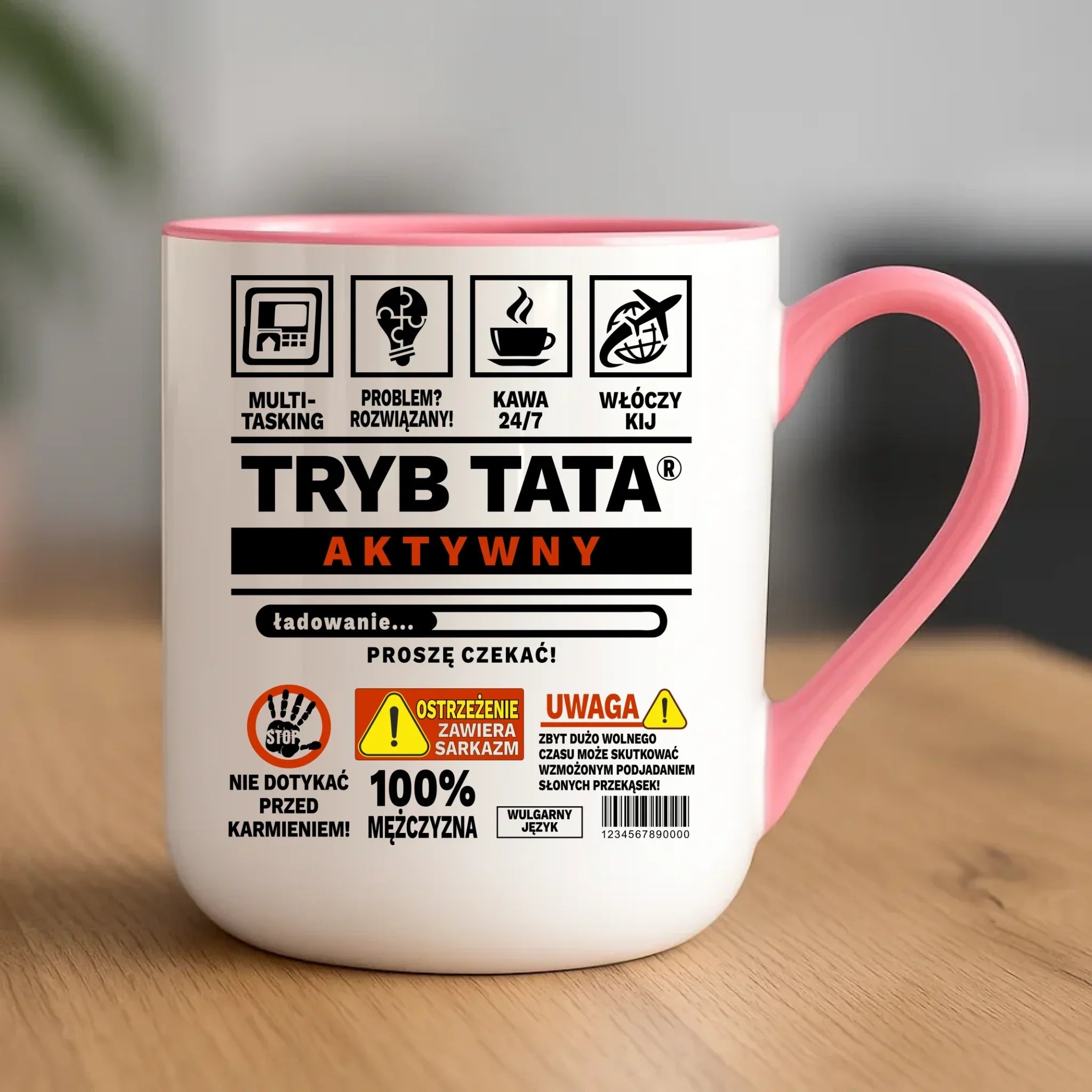 Tryb tata aktywny | Kubek elegant na prezent DT51 - StoryCups.pl