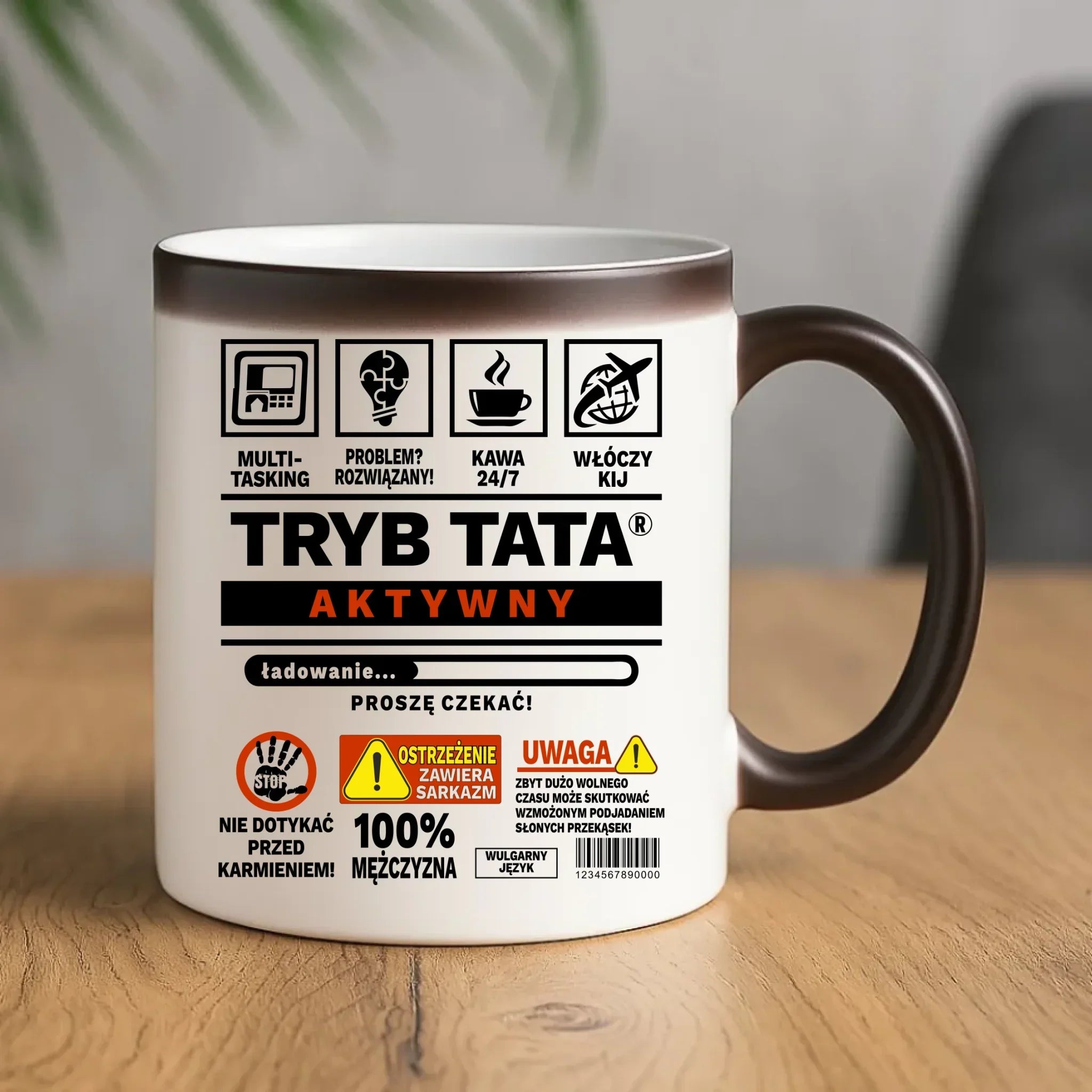 Tryb tata aktywny | Kubek magiczny na prezent DT51 - StoryCups.pl