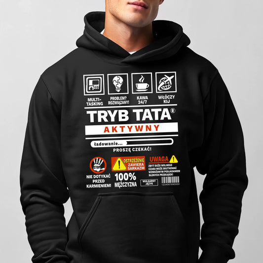 Męska bluza z nadrukiem prezent dla taty Dzień Ojca Urodziny