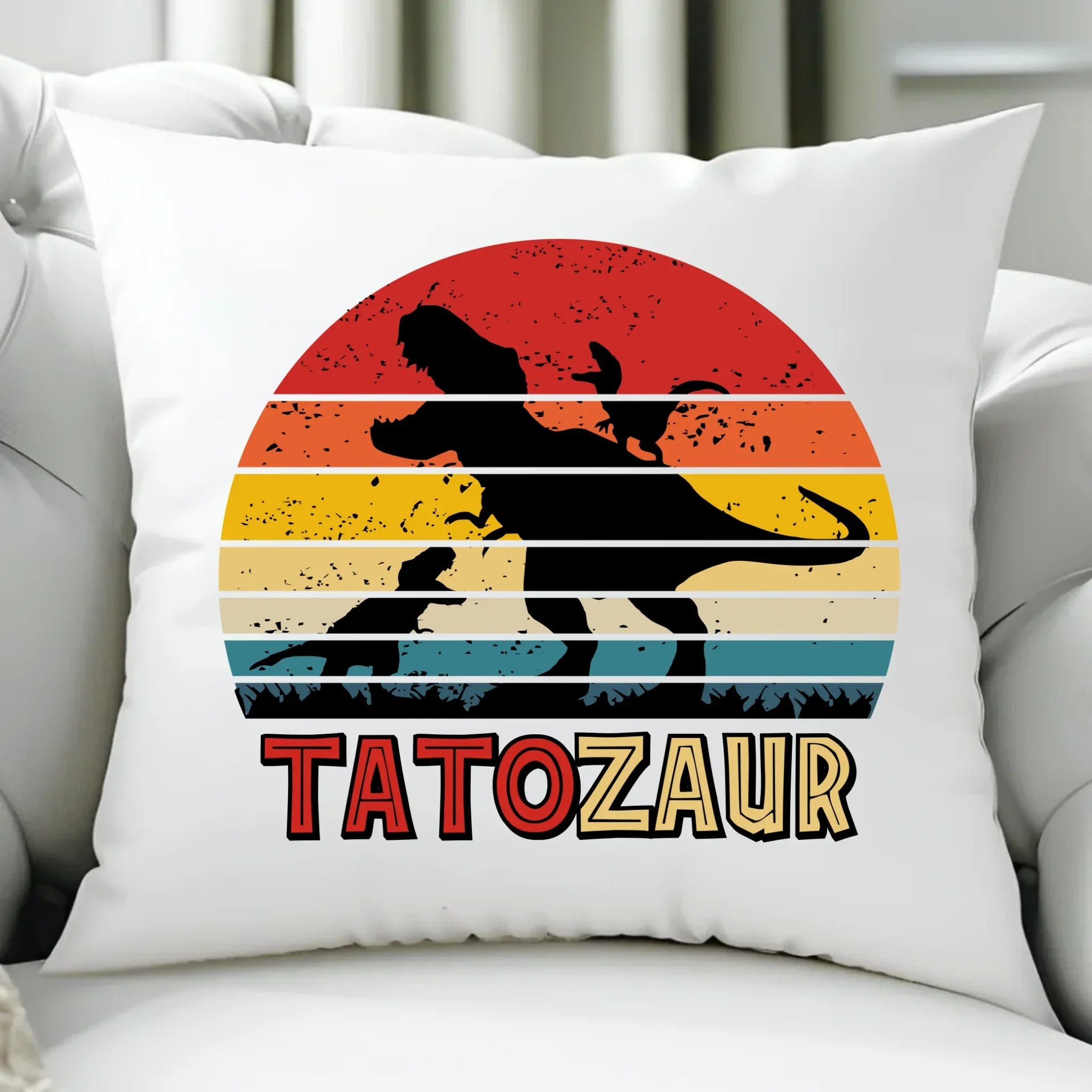 Tatozaur | Poduszka dla taty DT52 - StoryCups.pl