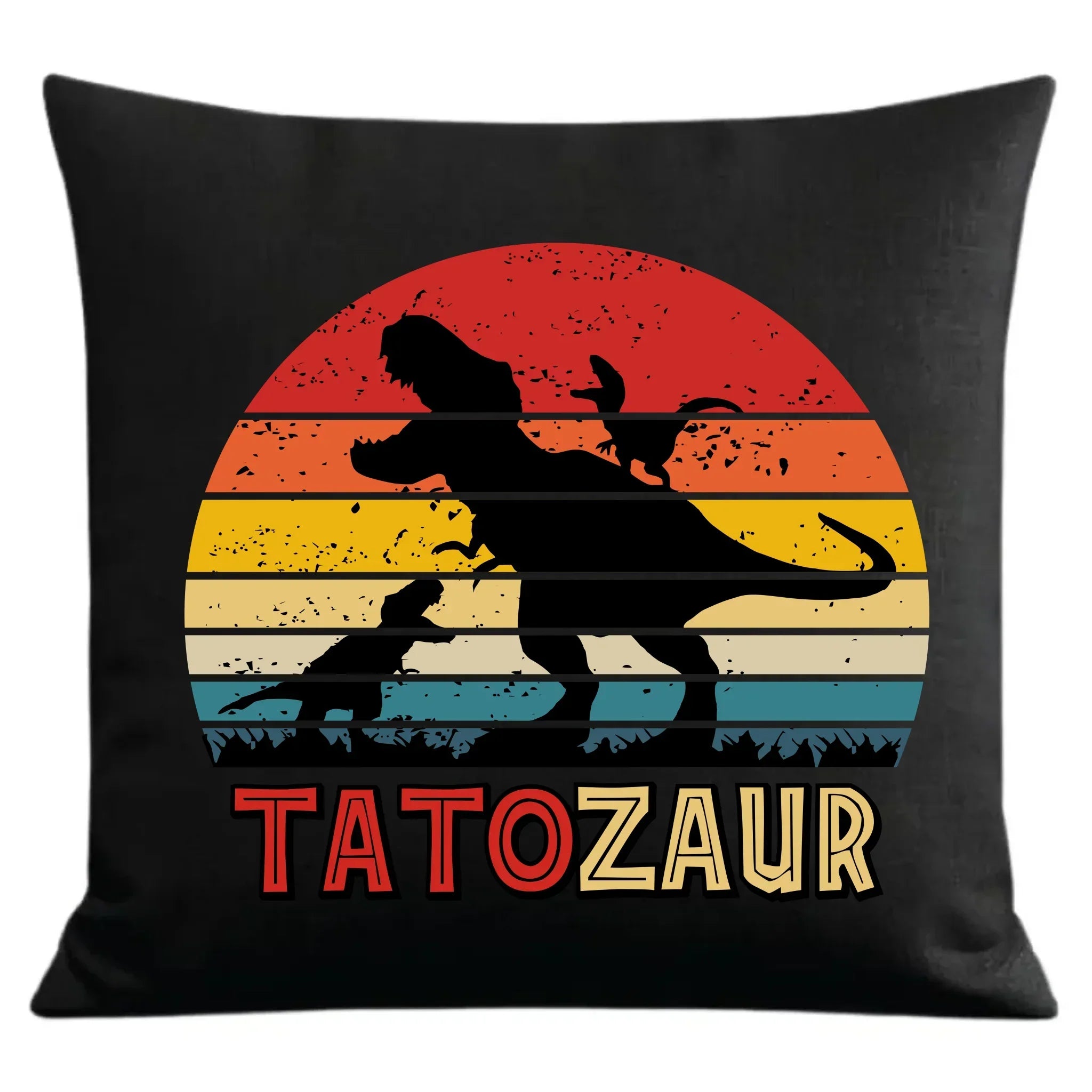 Tatozaur | Poduszka dekoracyjna prezent dla taty DT52 - StoryCups.pl