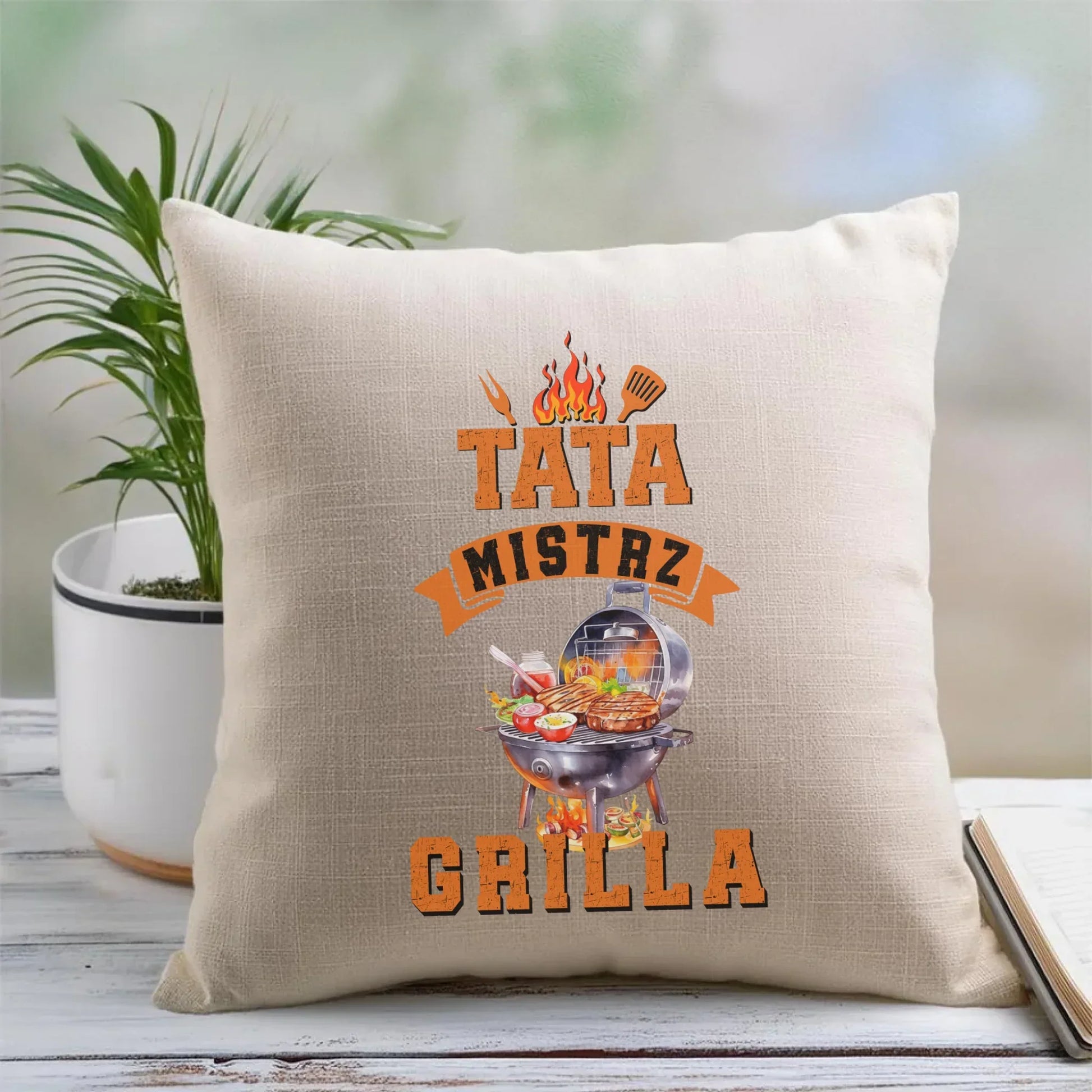 Mistrz Grilla | Poduszka dla taty DT53 - StoryCups.pl