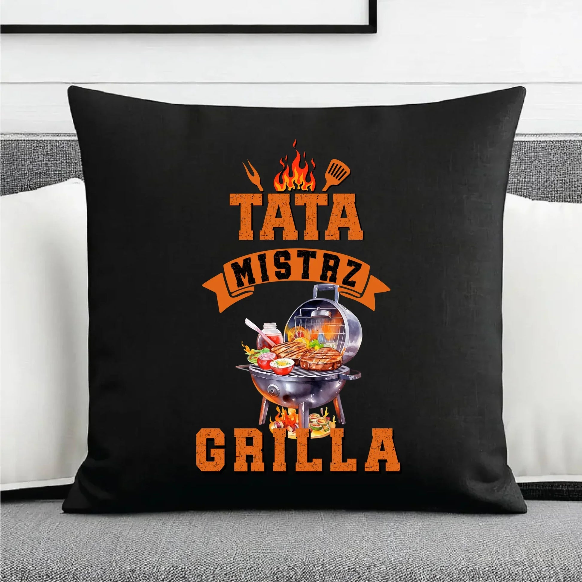 Mistrz Grilla | Poduszka dekoracyjna dla taty DT53 - StoryCups.pl