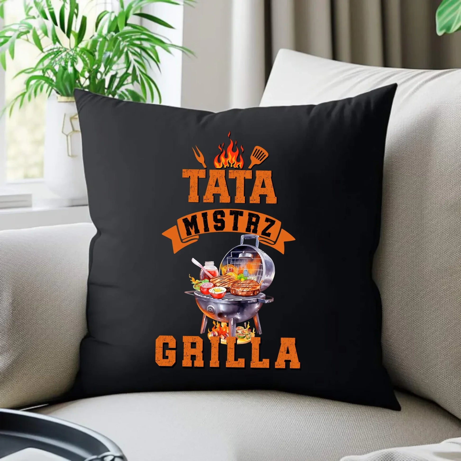 Mistrz Grilla | Poduszka dekoracyjna dla taty DT53 - StoryCups.pl