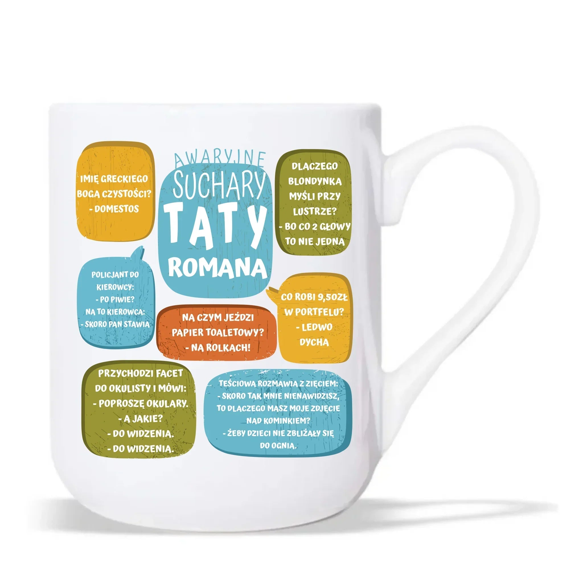 Suchary Taty | Kubek elegant z nadrukiem na prezent DT55 - StoryCups.pl