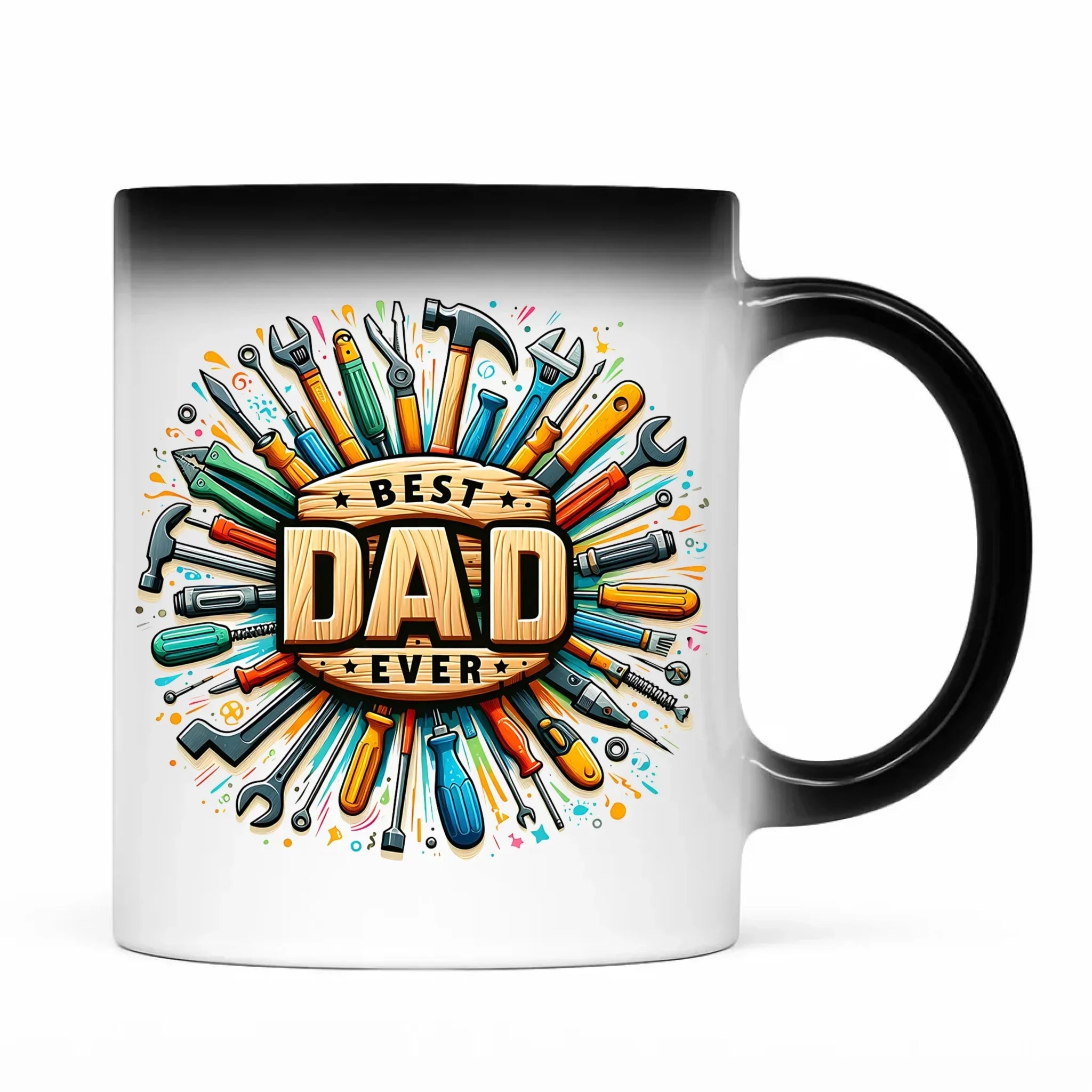 Best Dad Ever | Kubek magiczny z nadrukiem dla taty DT57 - StoryCups.pl