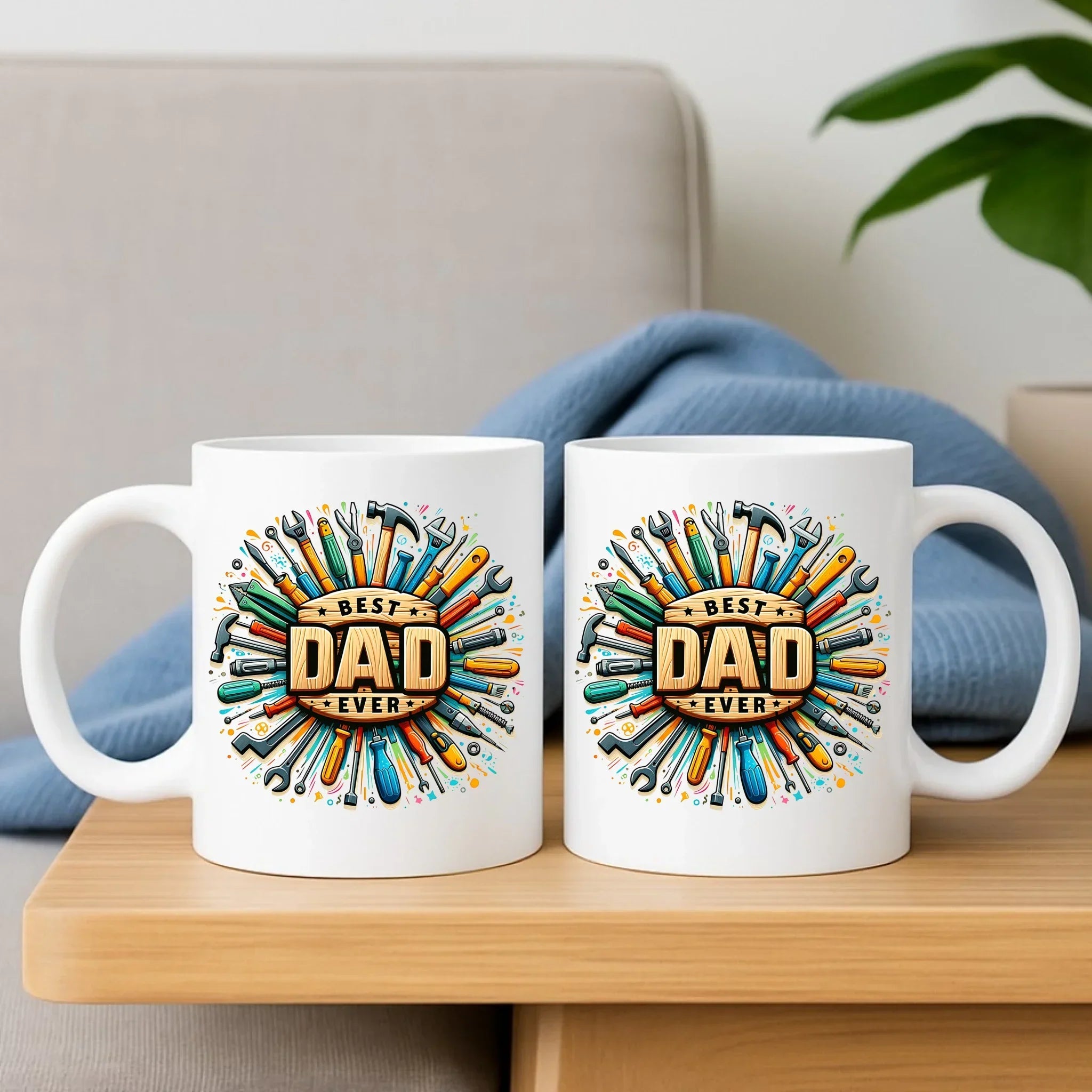 Best Dad Ever | Zestaw poduszka i kubek na prezent dla taty DT57 - StoryCups.pl